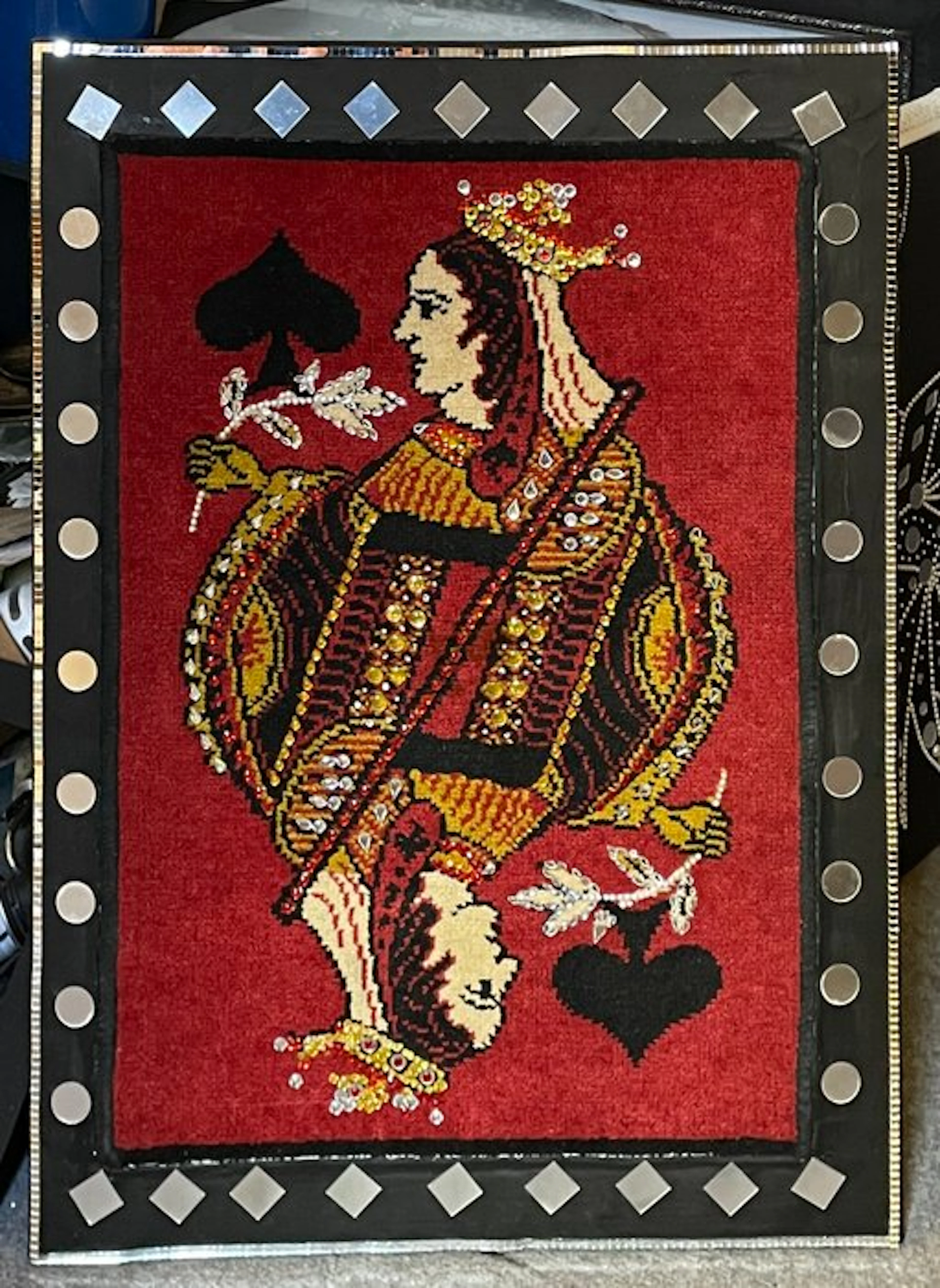 Tapestry - 75 cm - 55 cm - Queen of Hearts wall tapestry