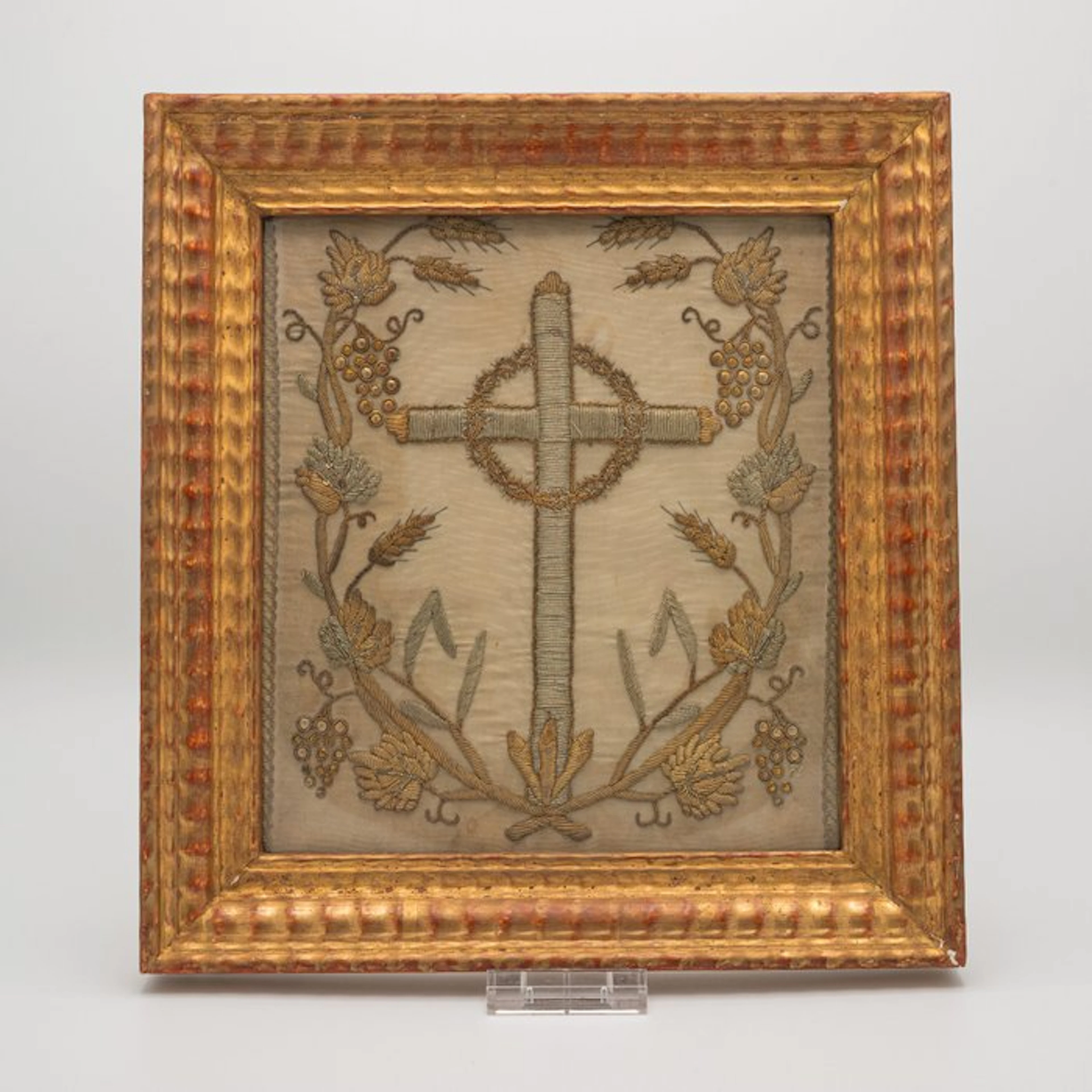 Fabric fragment in the list, probably a palla. - Textile - 1800-1850