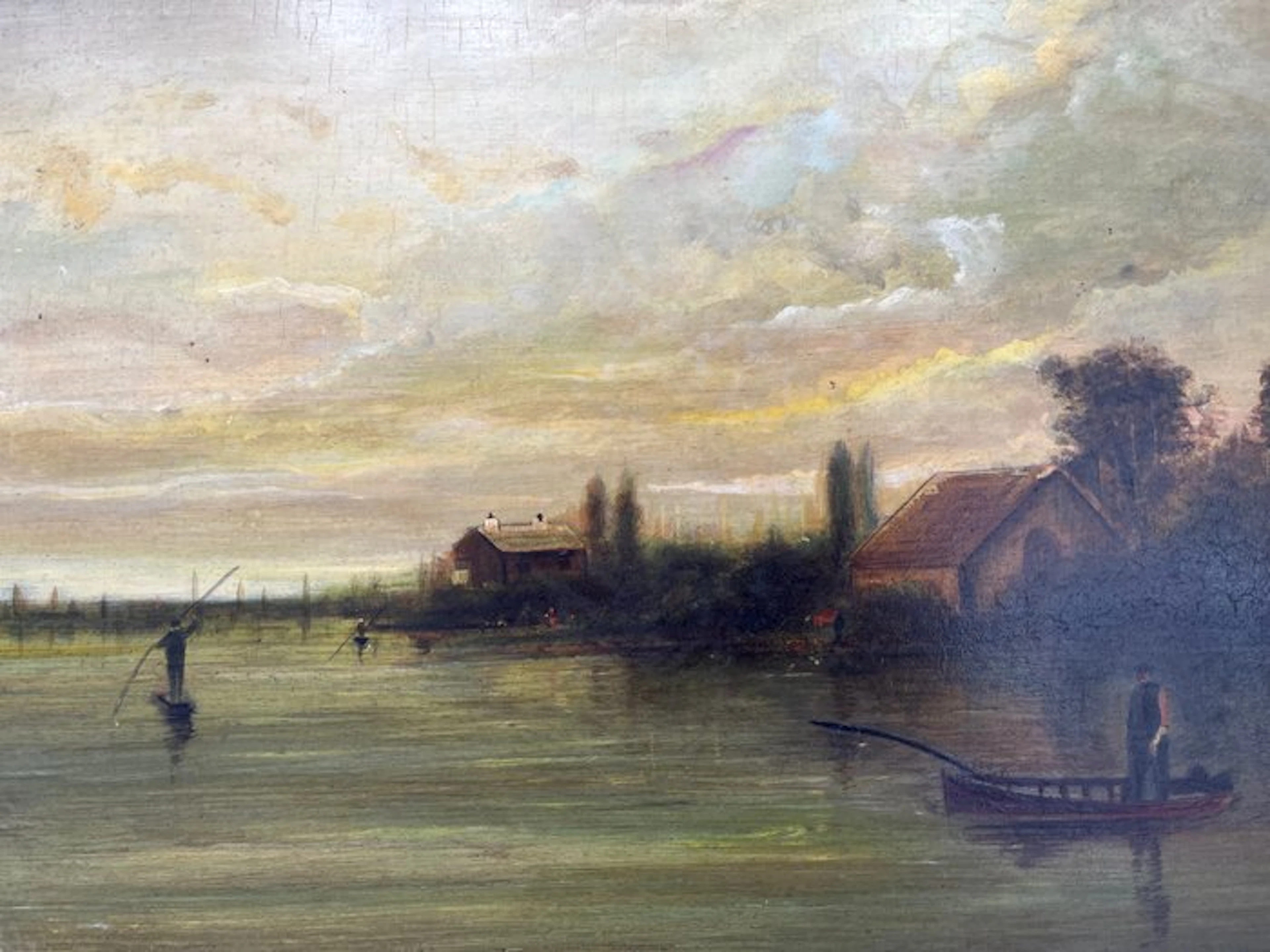 French school (XIX) - Fluvial Landscape