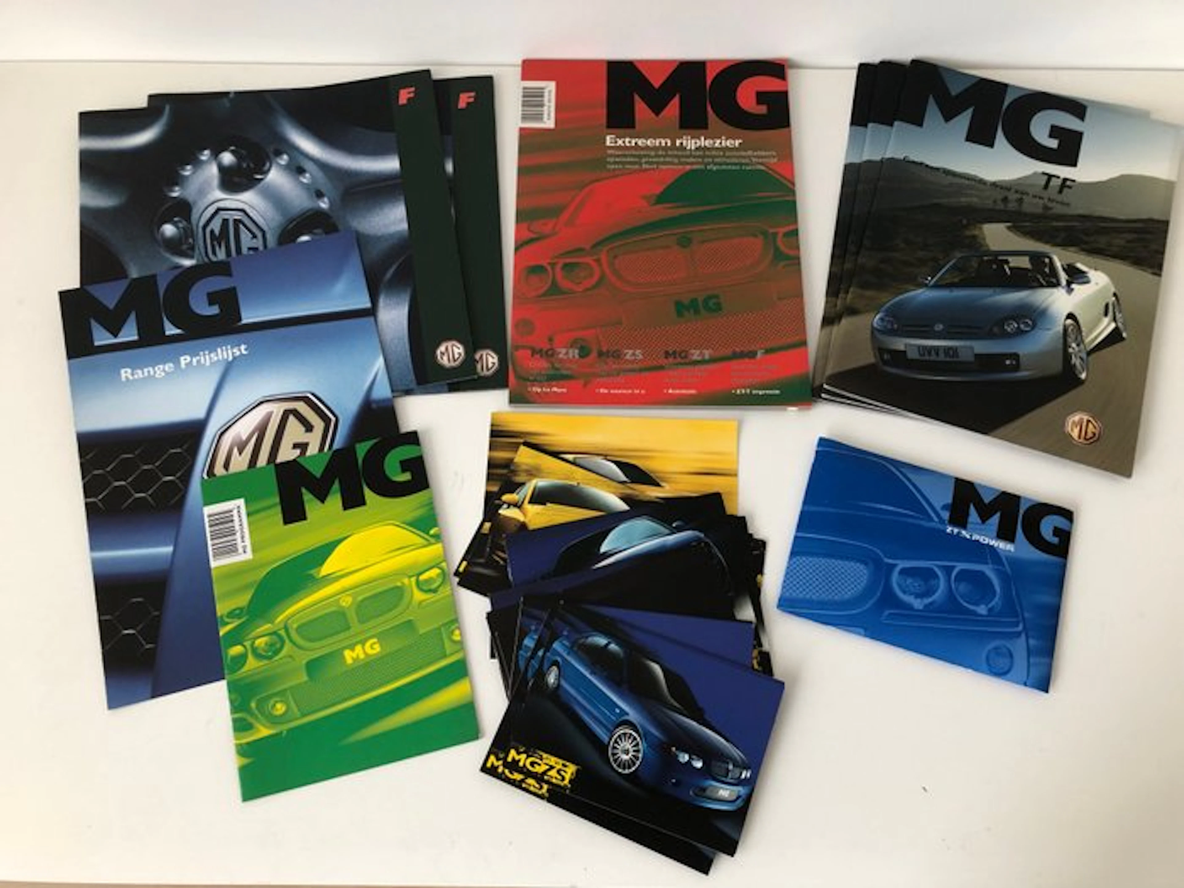 Brochure and Photos - MG - MGF - MGTF - ZR - ZS - ZT - ZT-T -ZT X POWER