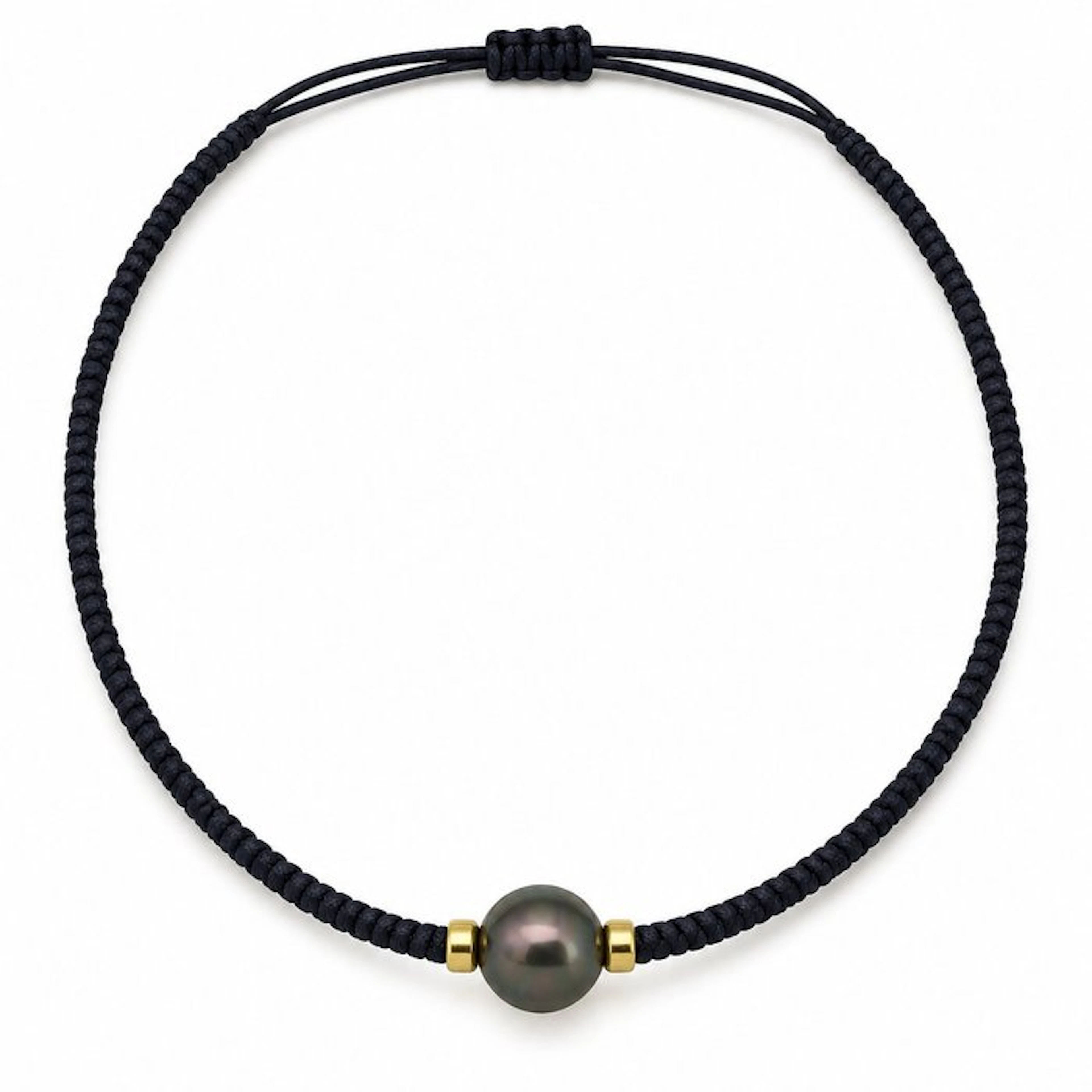 No reserve price - Bracelet - 18 kt. Yellow gold Pearl - Tahiti