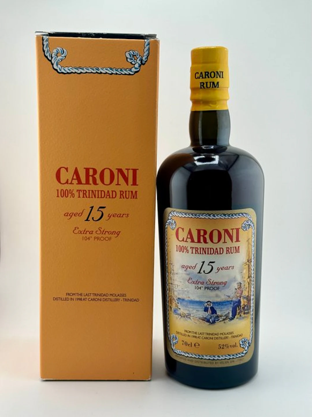 Caroni 1998 15 years old Velier - Extra Strong 104° Proof - b. 2013 - 70cl