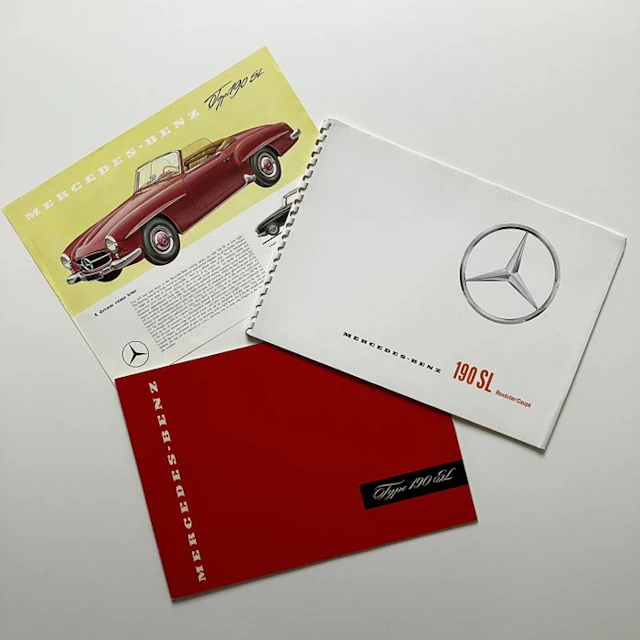 (FR/EN) MERCEDES 190 SL - Brochure - 1955-60