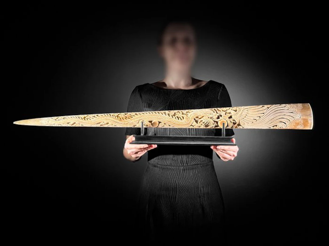 NO RESERVE PRICE - Finely Carved Extra Large Swordfish...