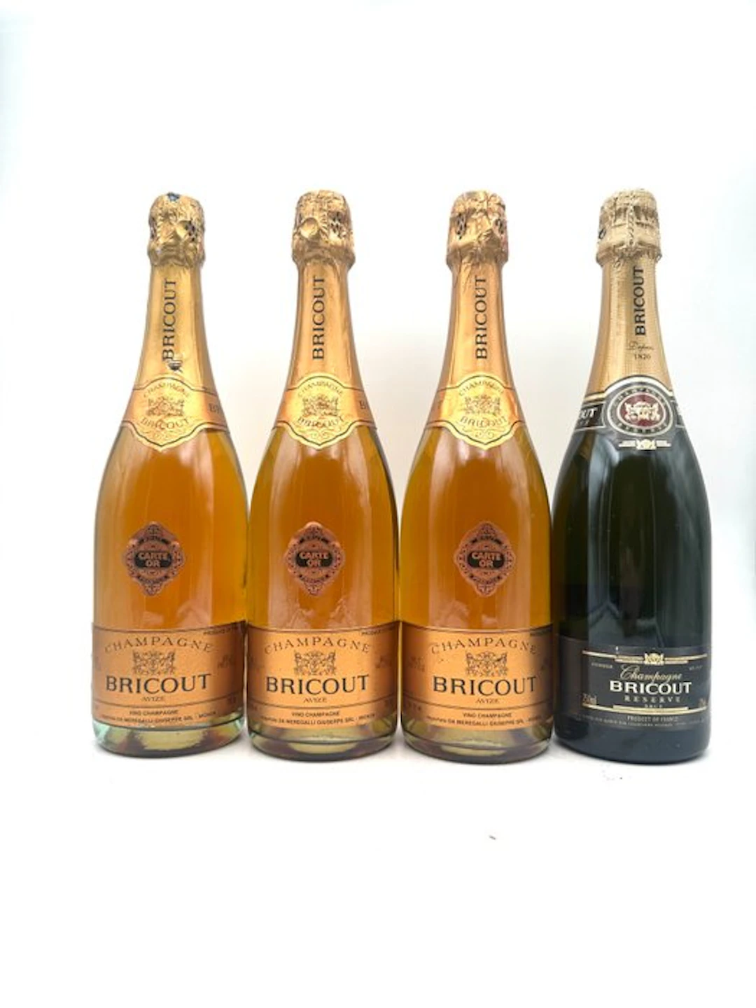 Bricout, Champagne Carte Or Brut (1970s) & Reserve Brut...