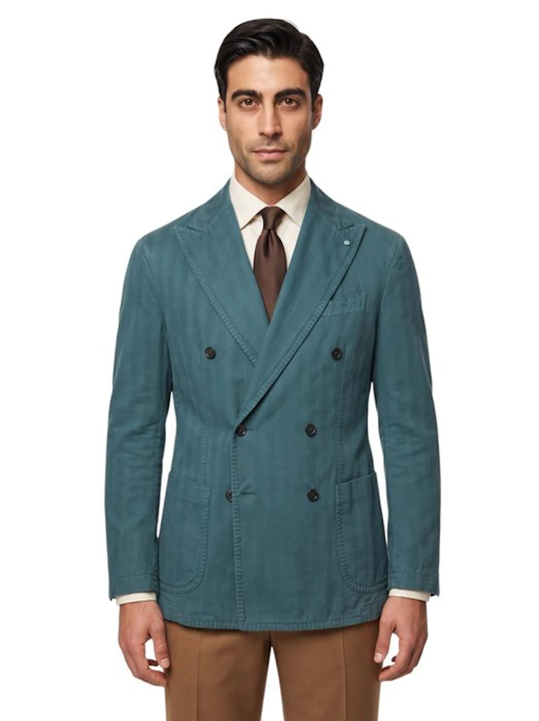 GIAMPAOLO - 54 IT - Blazer Jacket Blue Petroleum...