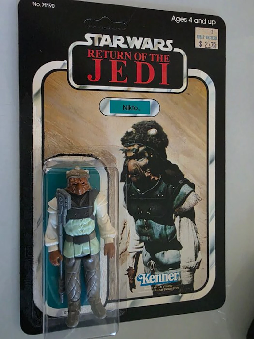 Kenner - Action figure Star Wars 1984 Original Card Nikto...