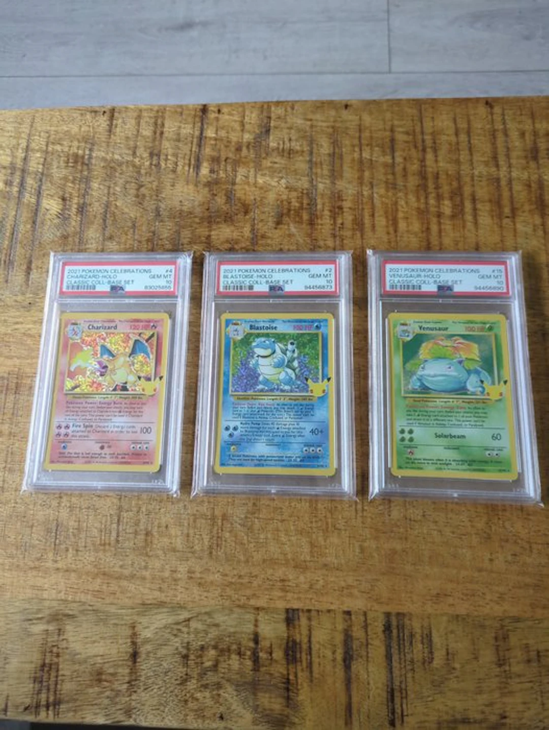 Pokémon - 3 Graded card Foil - PSA 10 - Various sets