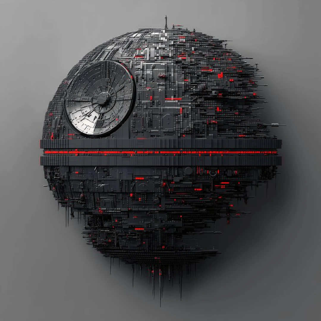 Artxlife - Black Lego Death Star