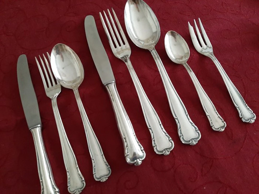 Solingen - Cutlery set for 12 (102) - Silverplated