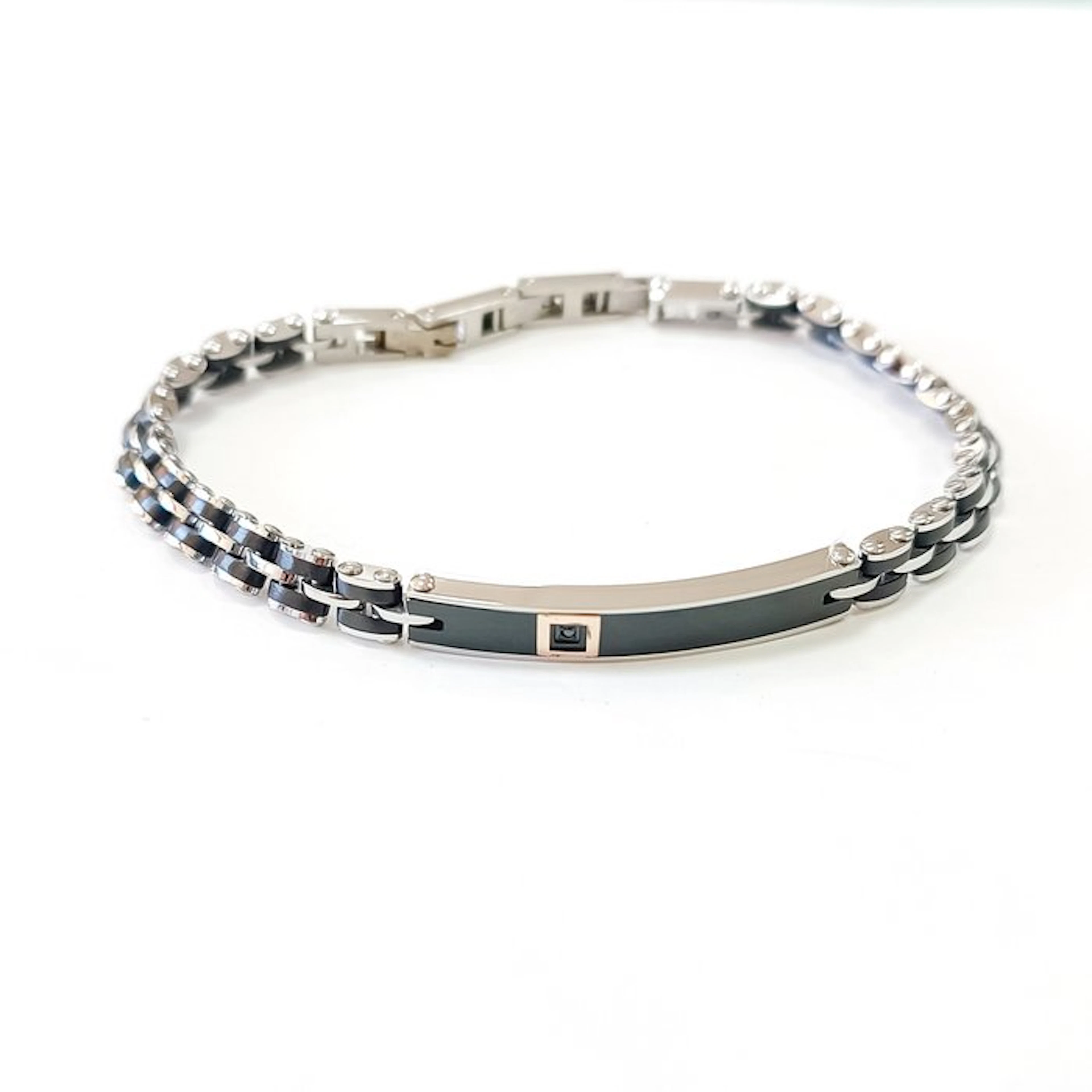 18 kt. - Steel, Rose gold - Bracelet - Artisanal