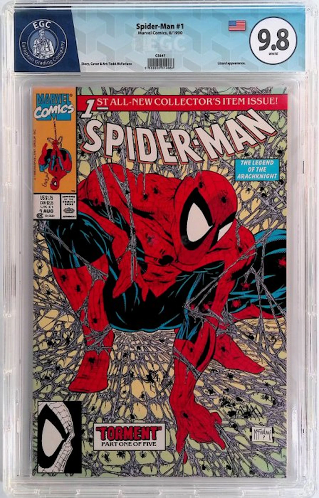 Spider-Man #1 - EGC 9.8 - 1 Graded comic - First edition - 1990