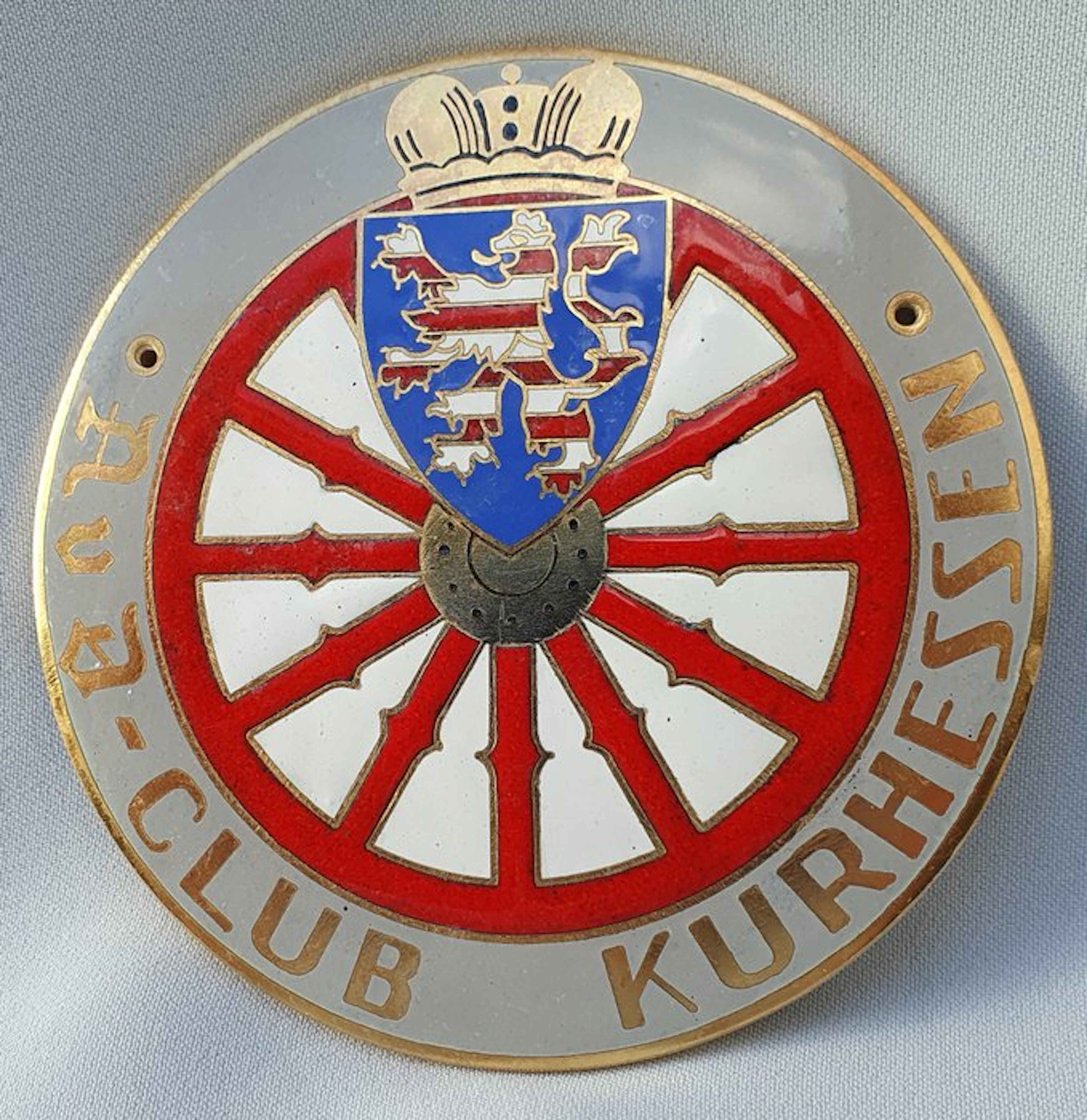 Badge - Grille Badge - AvD-Club Kurhessen - Germany - 20th - mid (WW II)