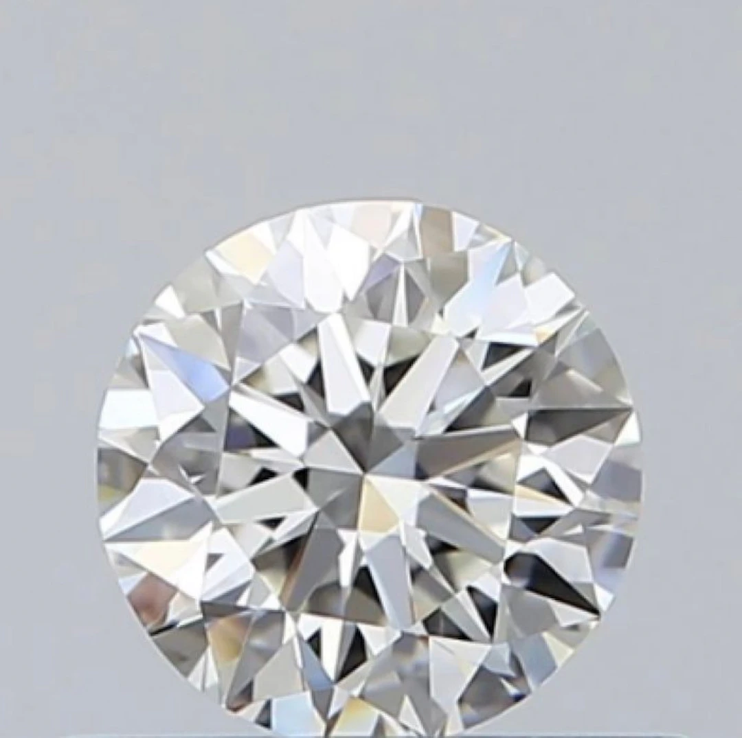 1 pcs Diamond (Natural) - 0.41 ct - Round - H - IF...