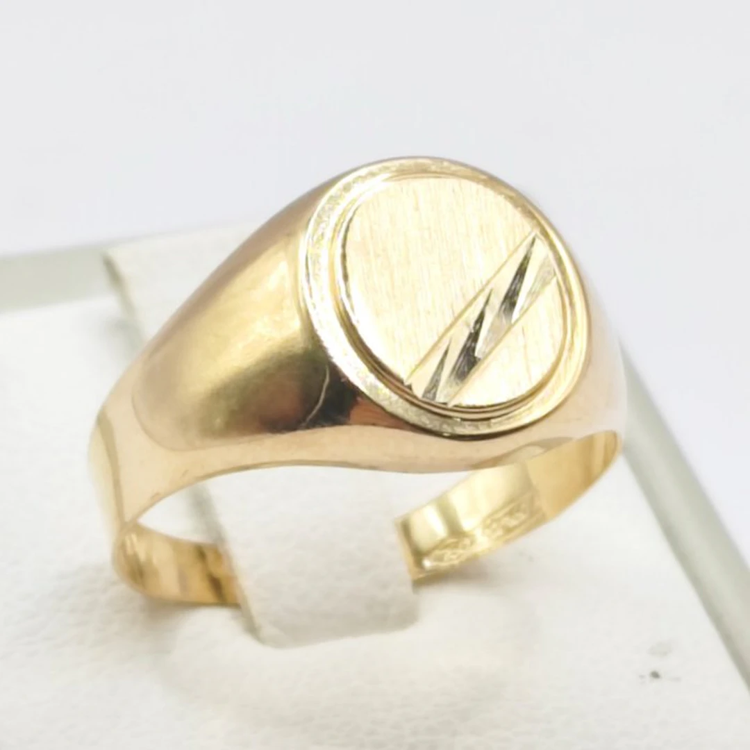 No reserve price - Ring - 18 kt. Yellow gold