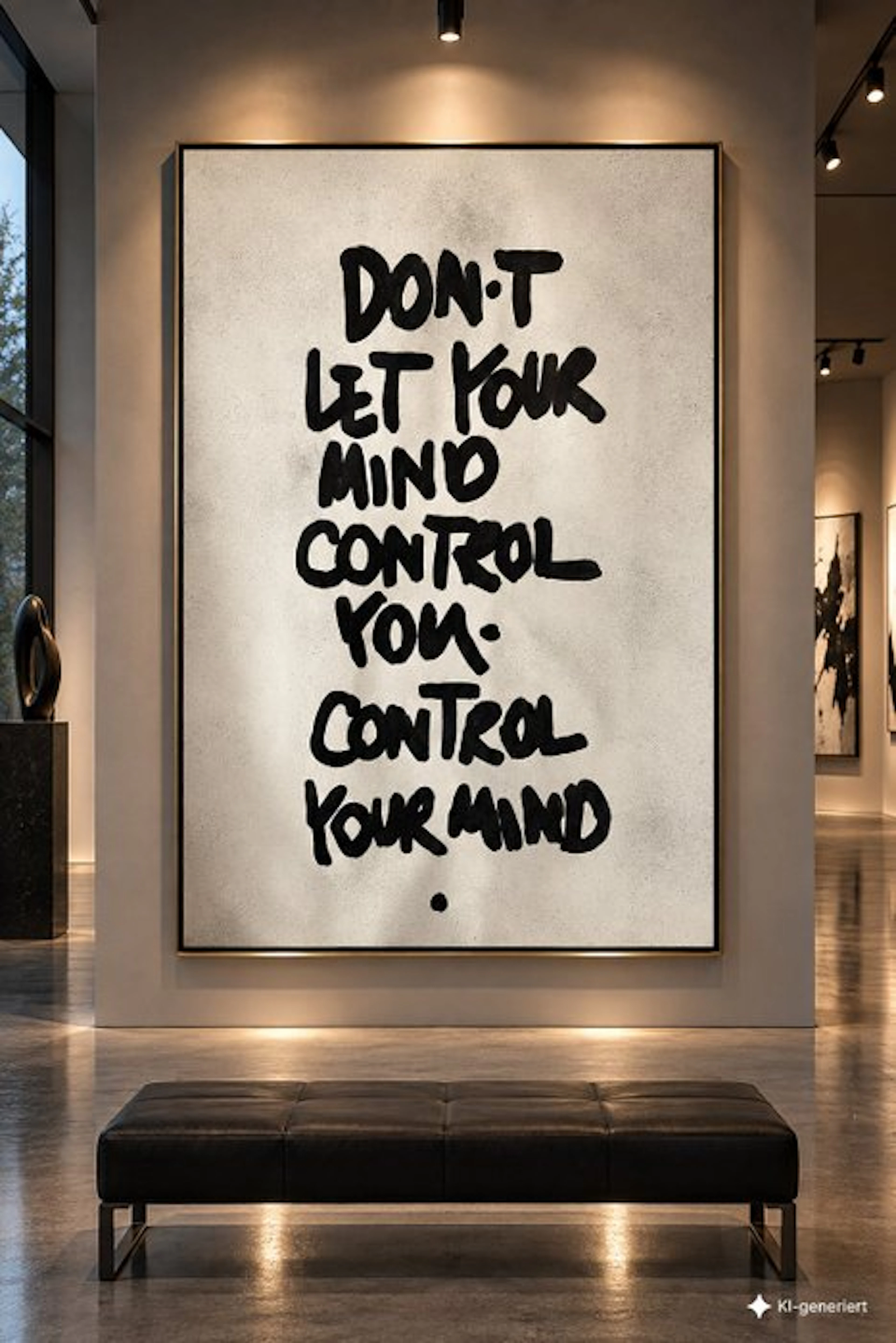 Timo Wedell - Master Your Thoughts - XL - Street Pop Art