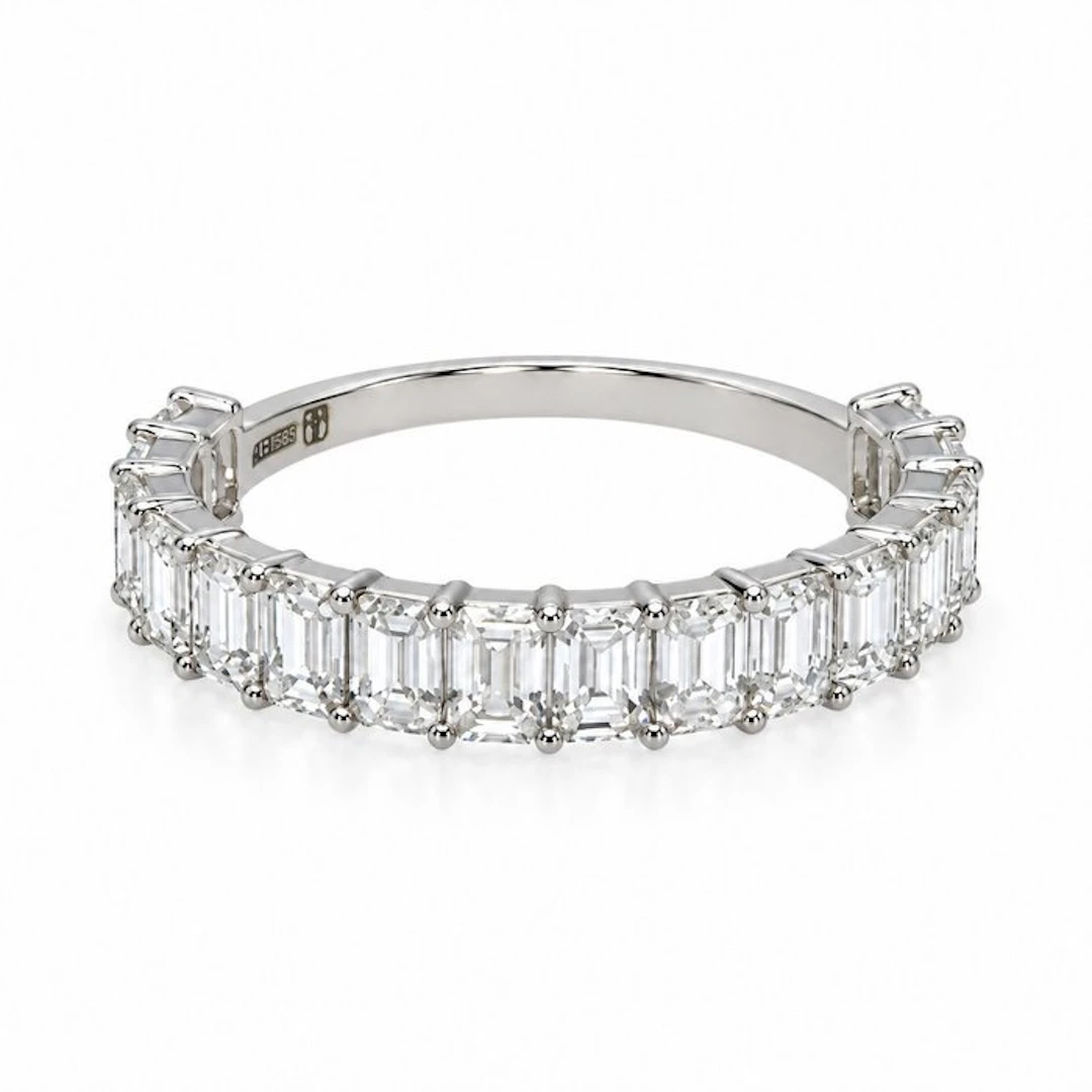 No reserve price - Ring - 14 kt. White gold - 2.06ct. tw. Diamond (Lab-grown)