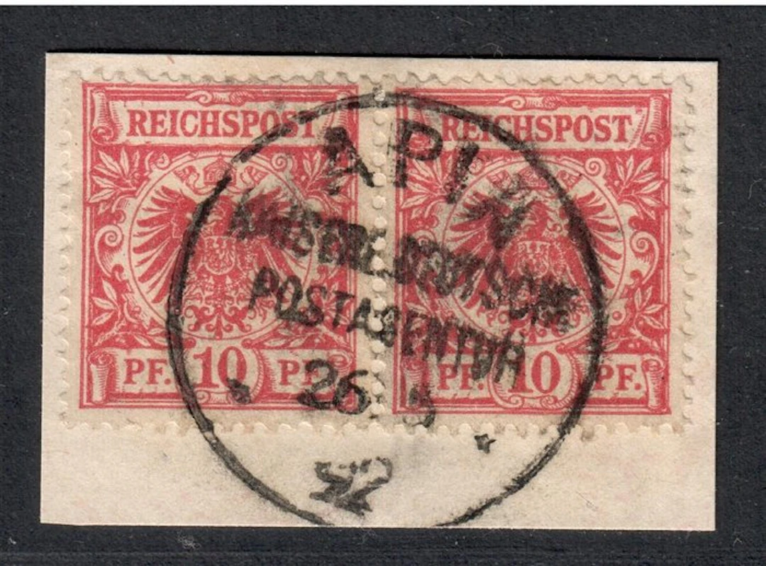 German Colonies - Samoa 1890/1899 - Samoa forerunner V 47...