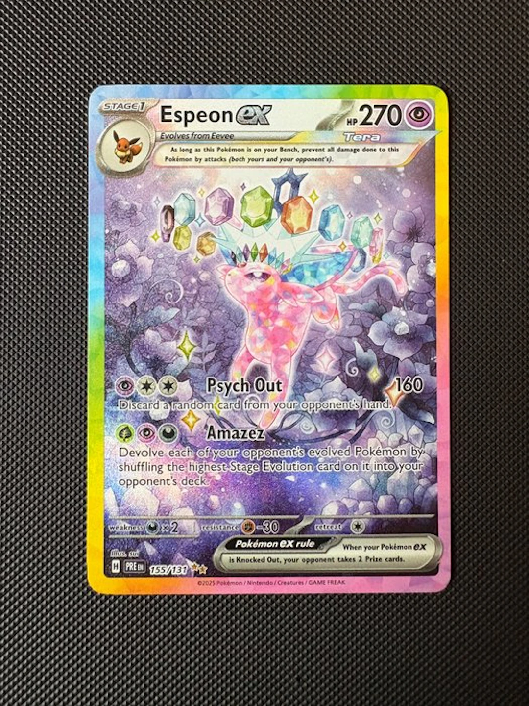 Pokémon - 1 Card - Espeon 155/131 Full art