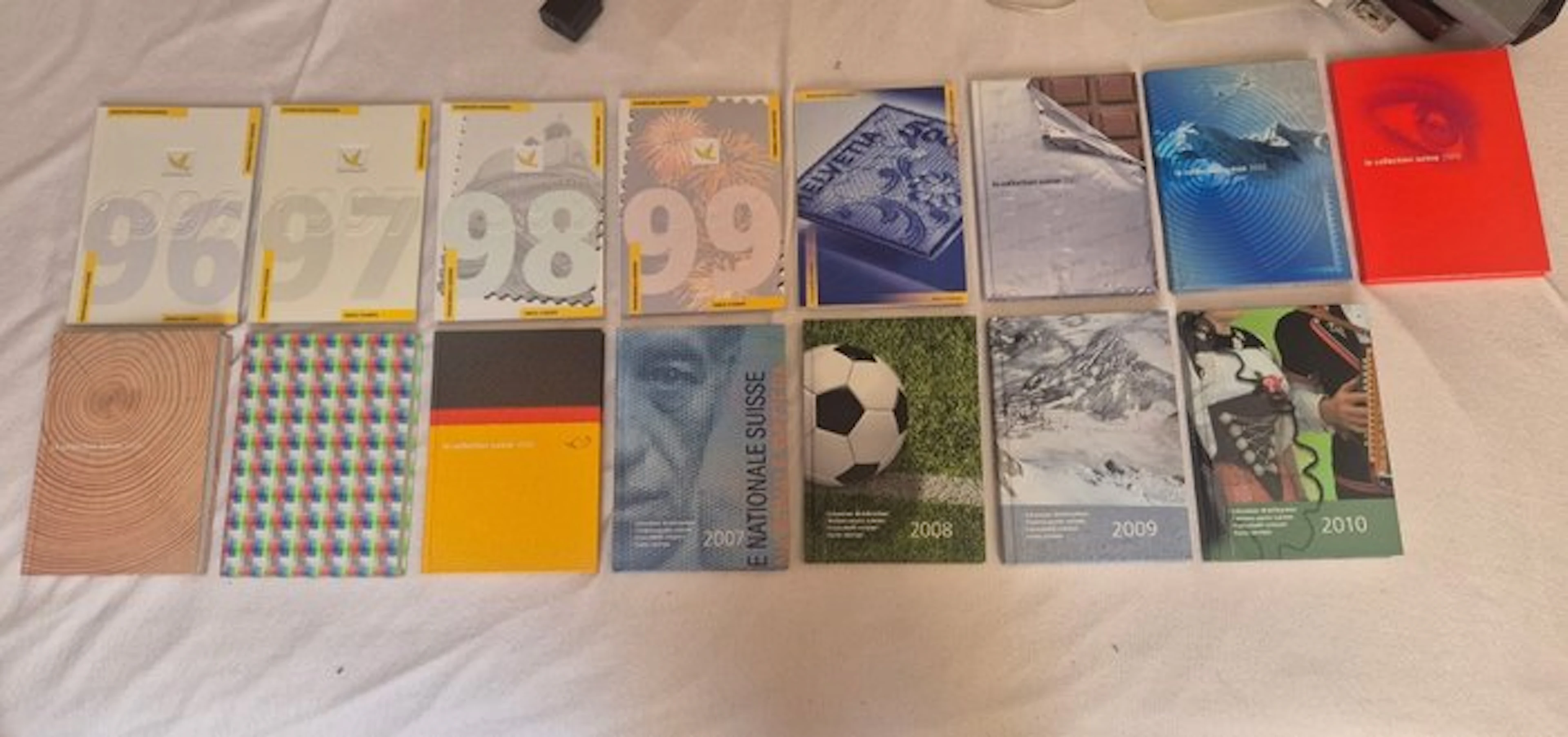 Switzerland 1996/2010 - Set of 15 Complete Annual Stamp Albums