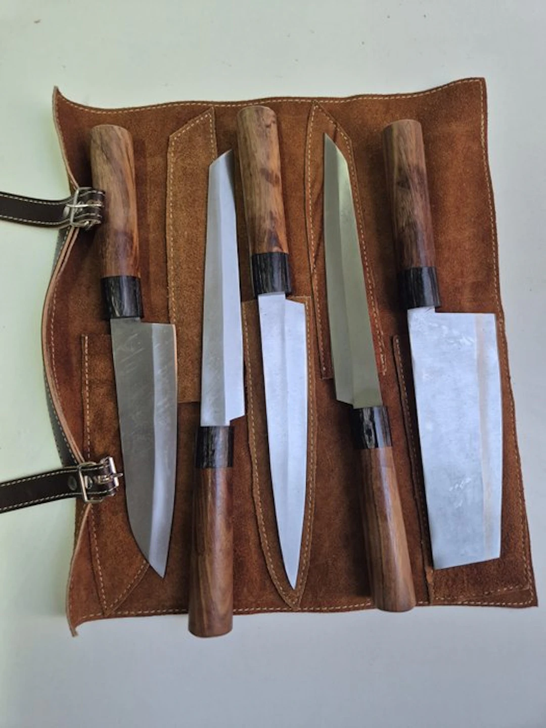 Kitchen knife - carbon steel - North America - Handmade knives