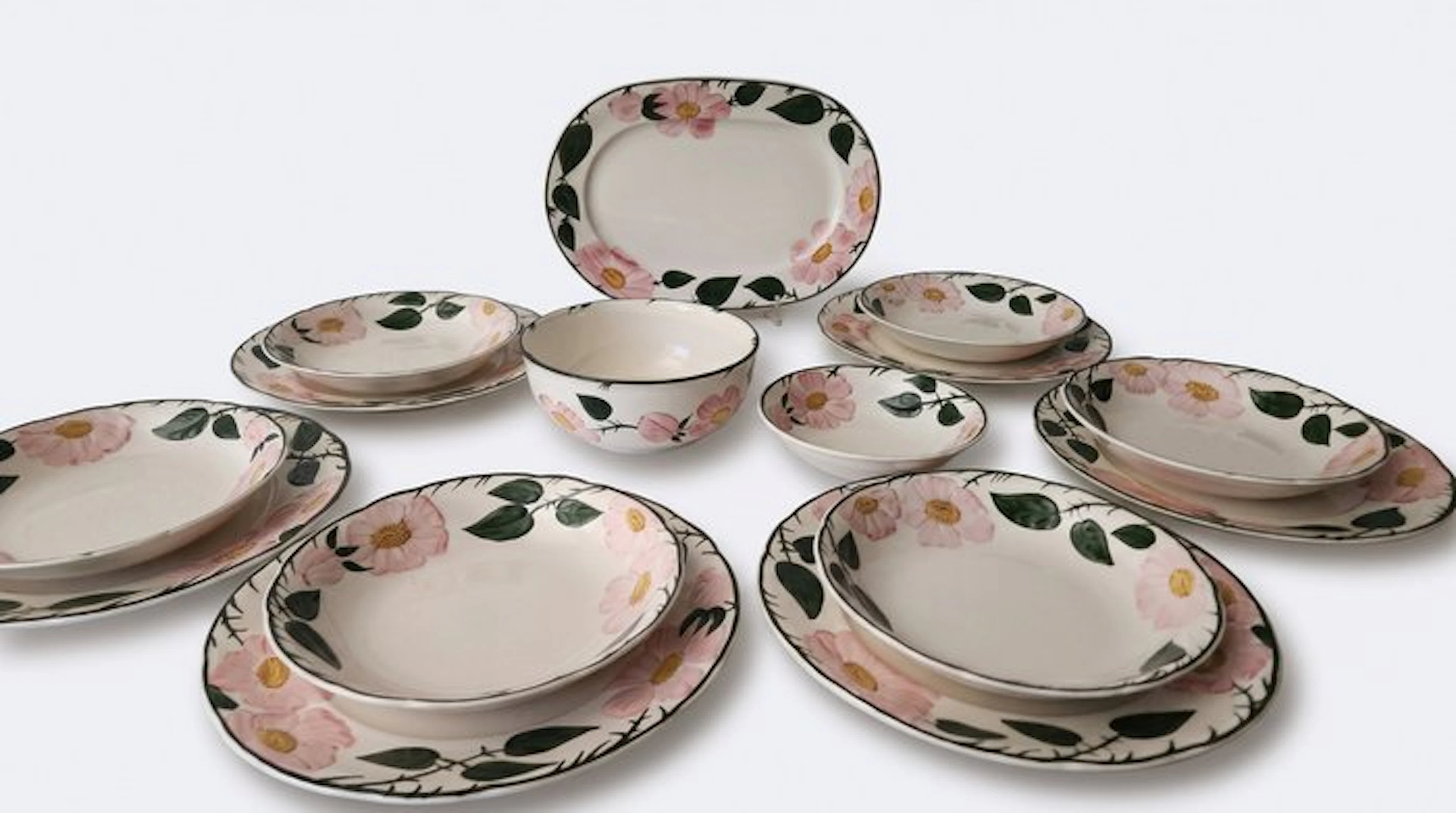 Villeroy & Boch - Table service for 6 (15) - WILDROSE...