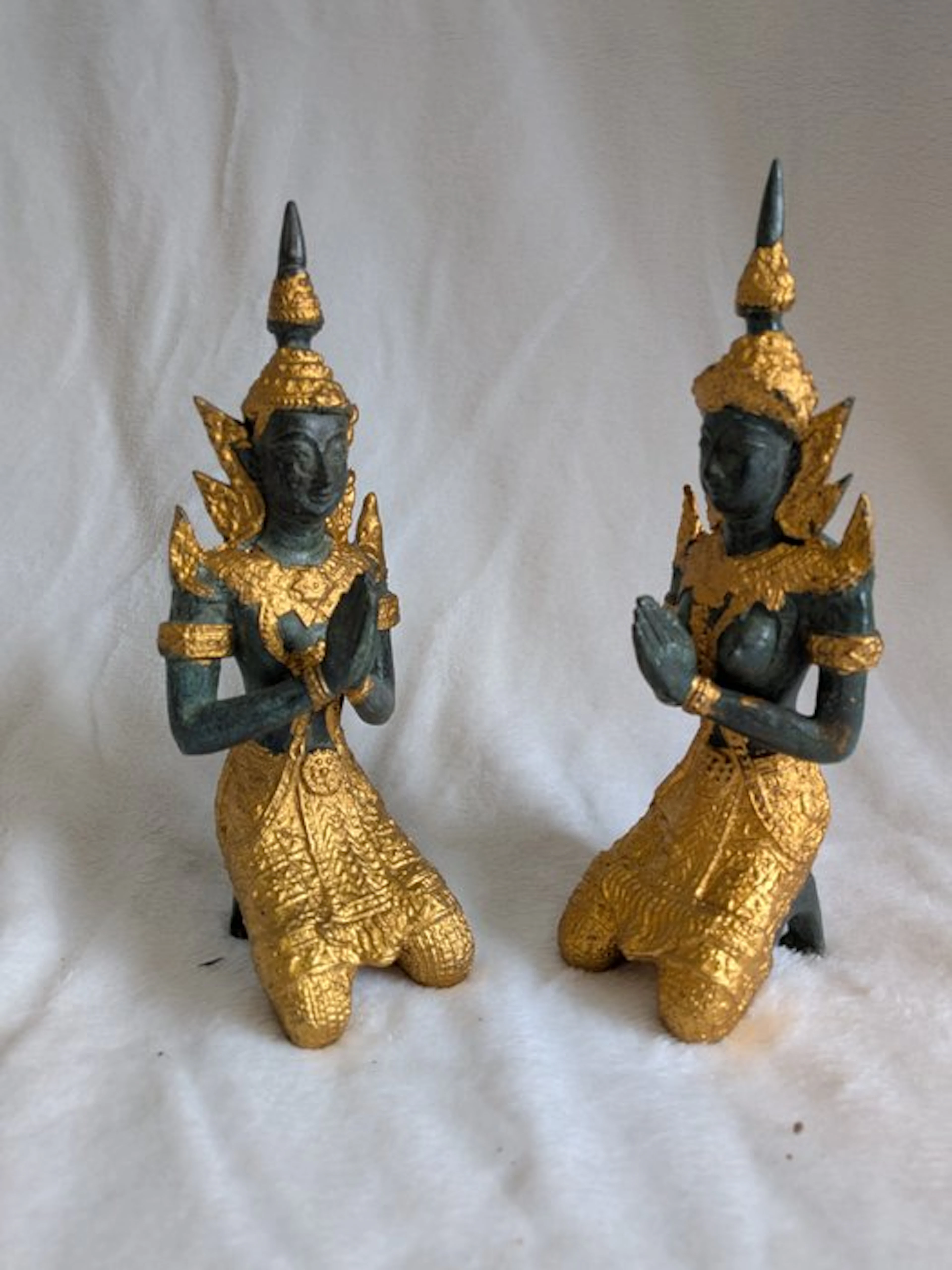 Thepphanom - pair - Sculpture - Thailand (No reserve price)