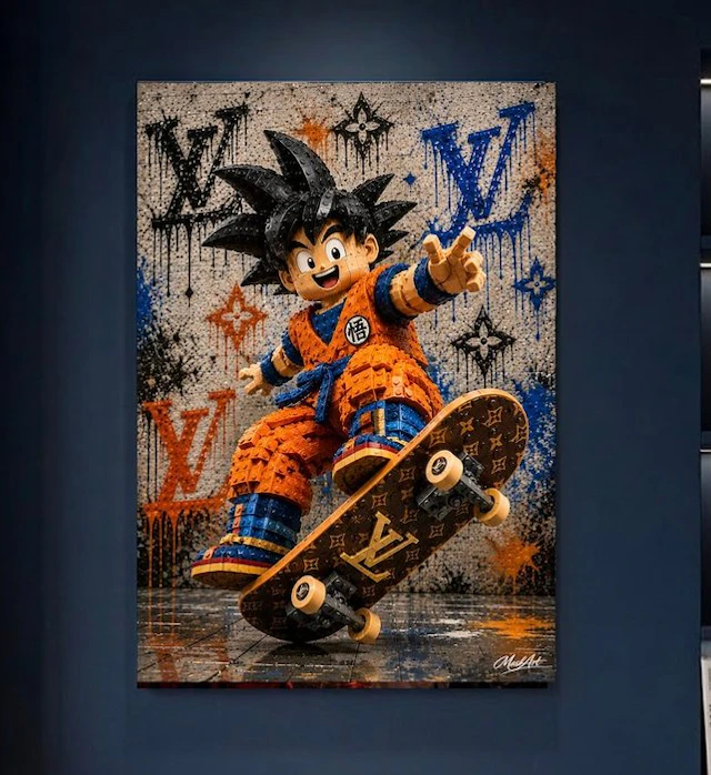 LEGO Merchandise - Art - “Goku – Il Saiyan dello Street...