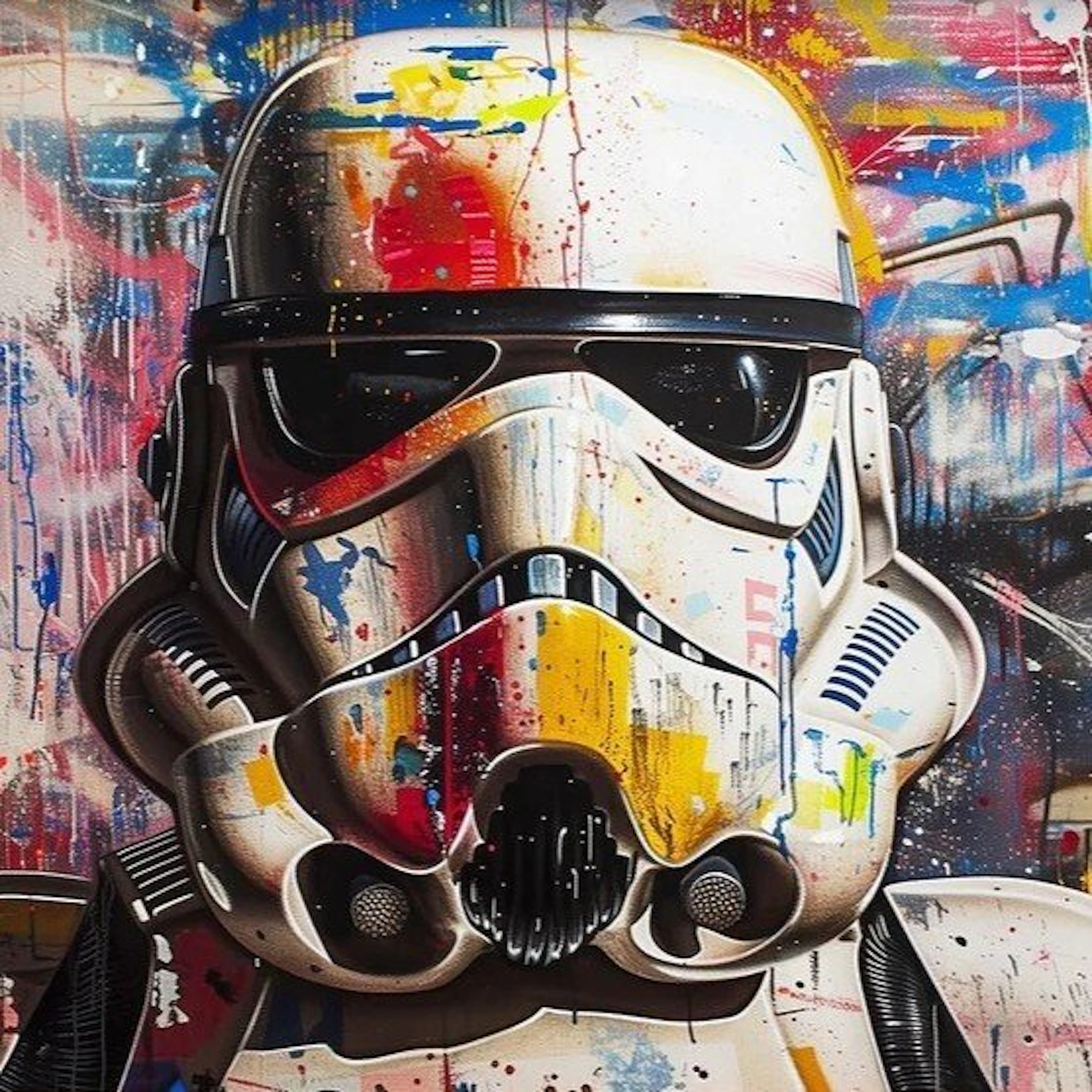 I_KONIQ - Stormtrooper in street art style