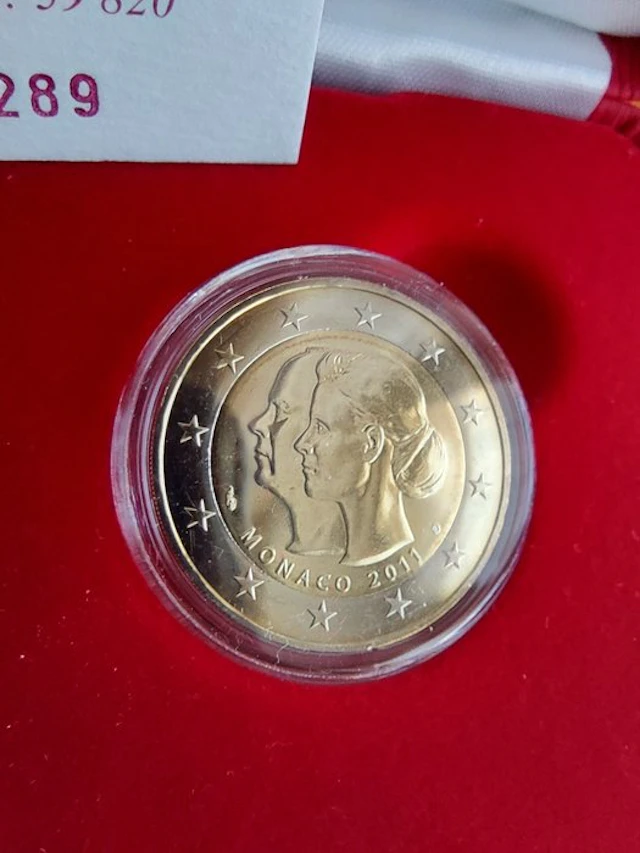Monaco. 2 Euro 2011 "Mariage Princier" (No reserve price)