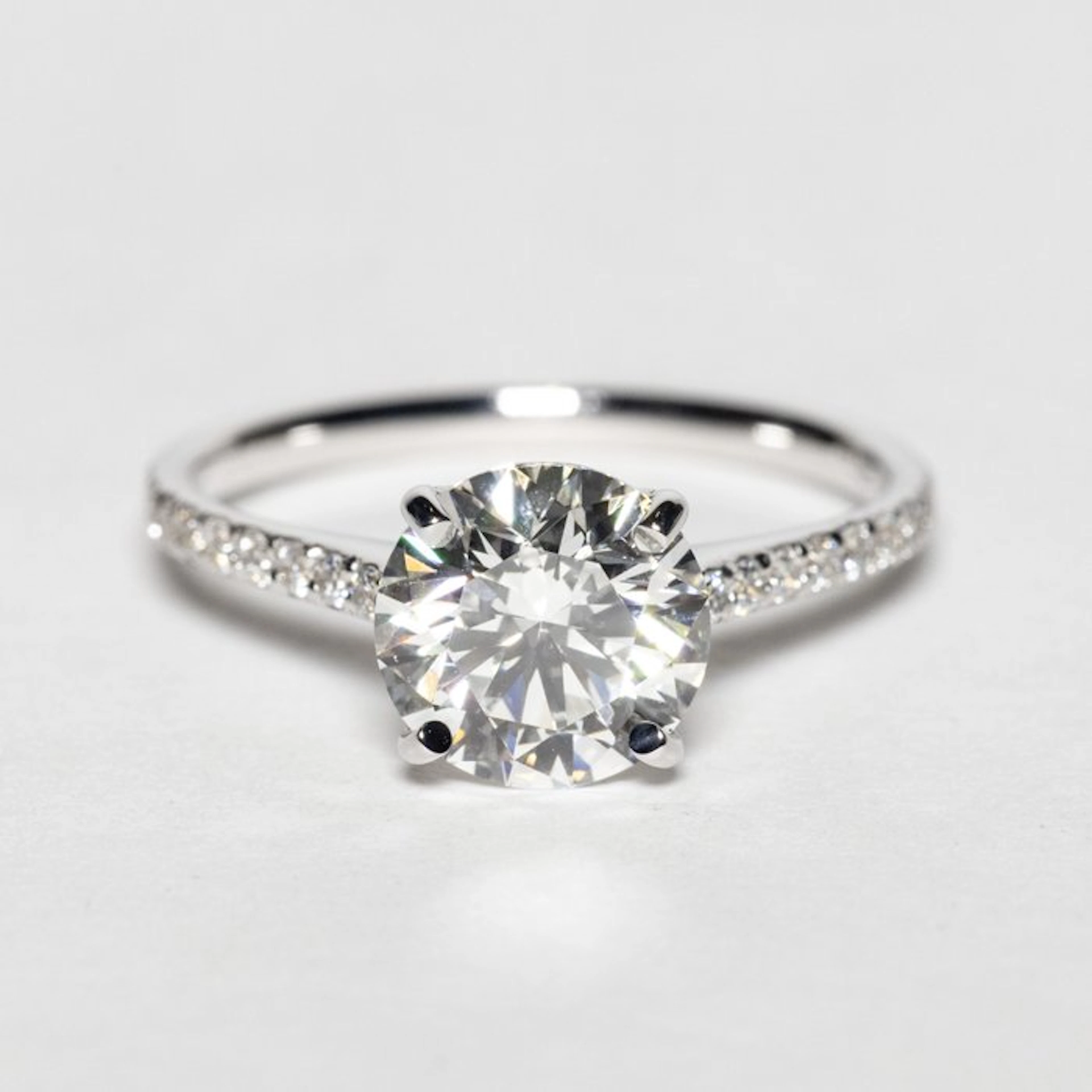 No reserve price - Engagement ring - 18 kt