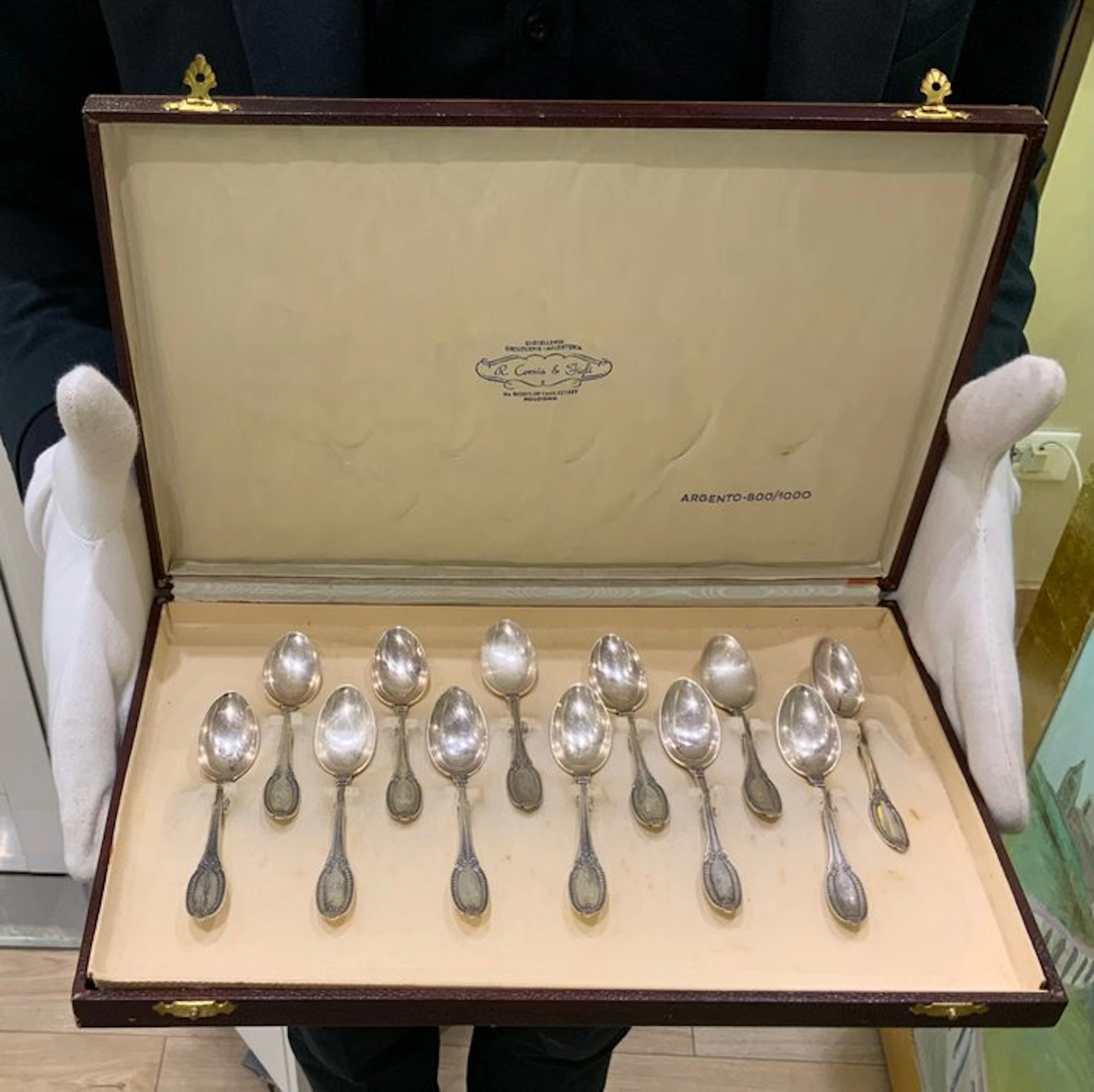 cornia - Cutlery set for 12 (12) - .800 silver - 800