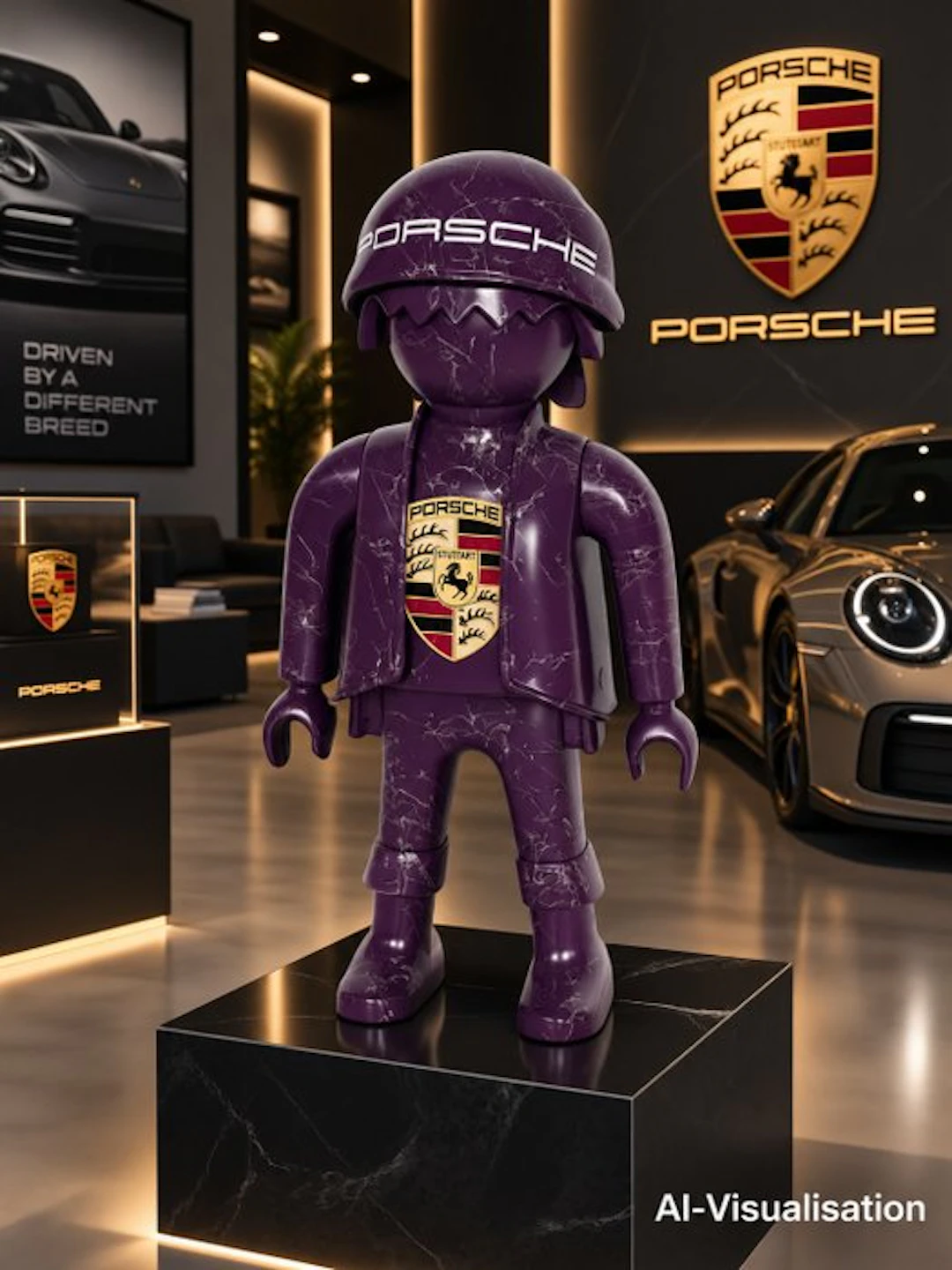 Beever Deco Art - Porsche Playmobil XXL - 62cm