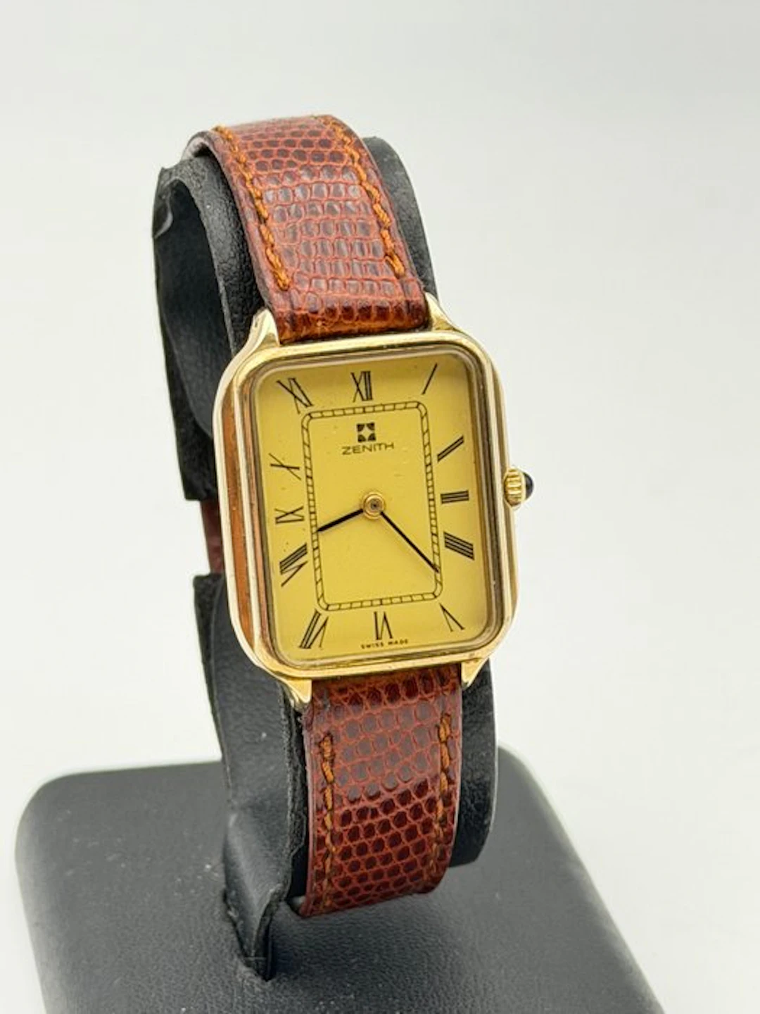 Zenith - tank gold plated swiss made - No reserve price...