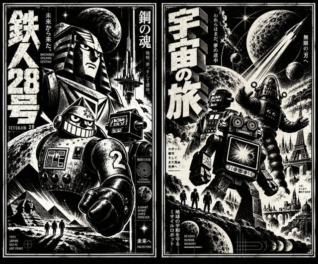 Æ (XX-XXI) - BUNDLE!! Tetsujin 28 & Japanese Tin Robots...
