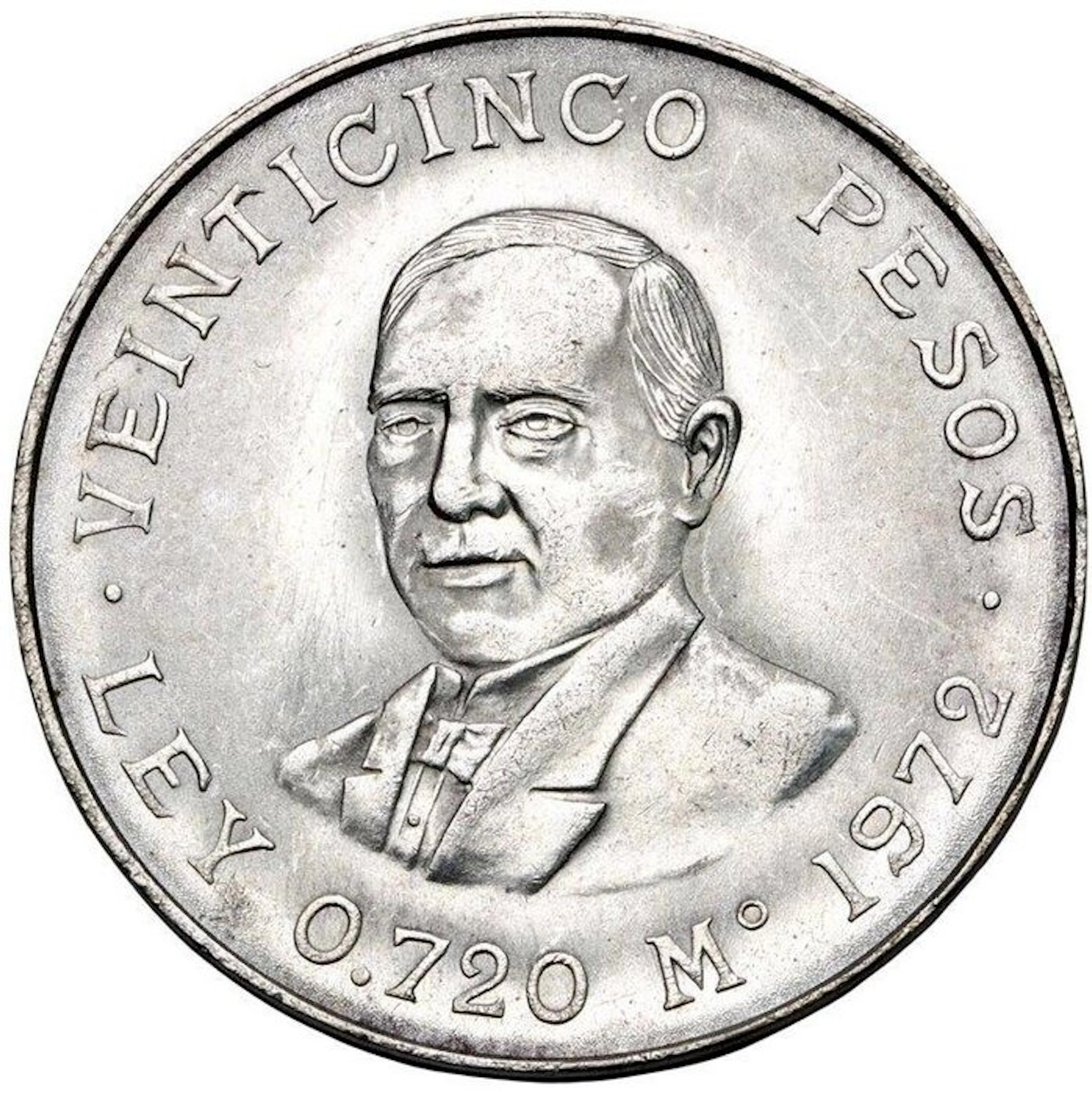 Mexico. 25 Pesos 1972 - NGC MS62