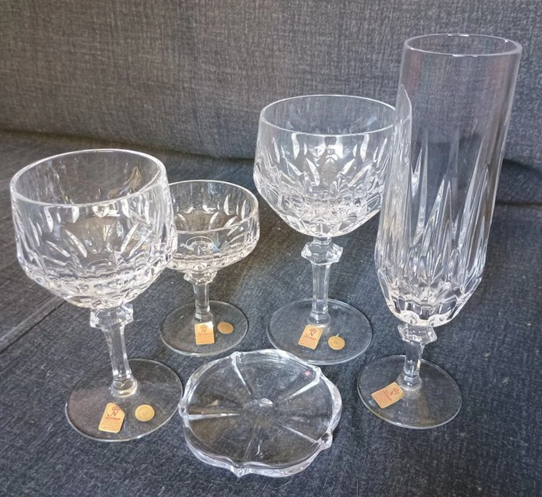 Nachtmann Germany - Drinking set (30) - Model Patrizia - Crystal - Cristallo