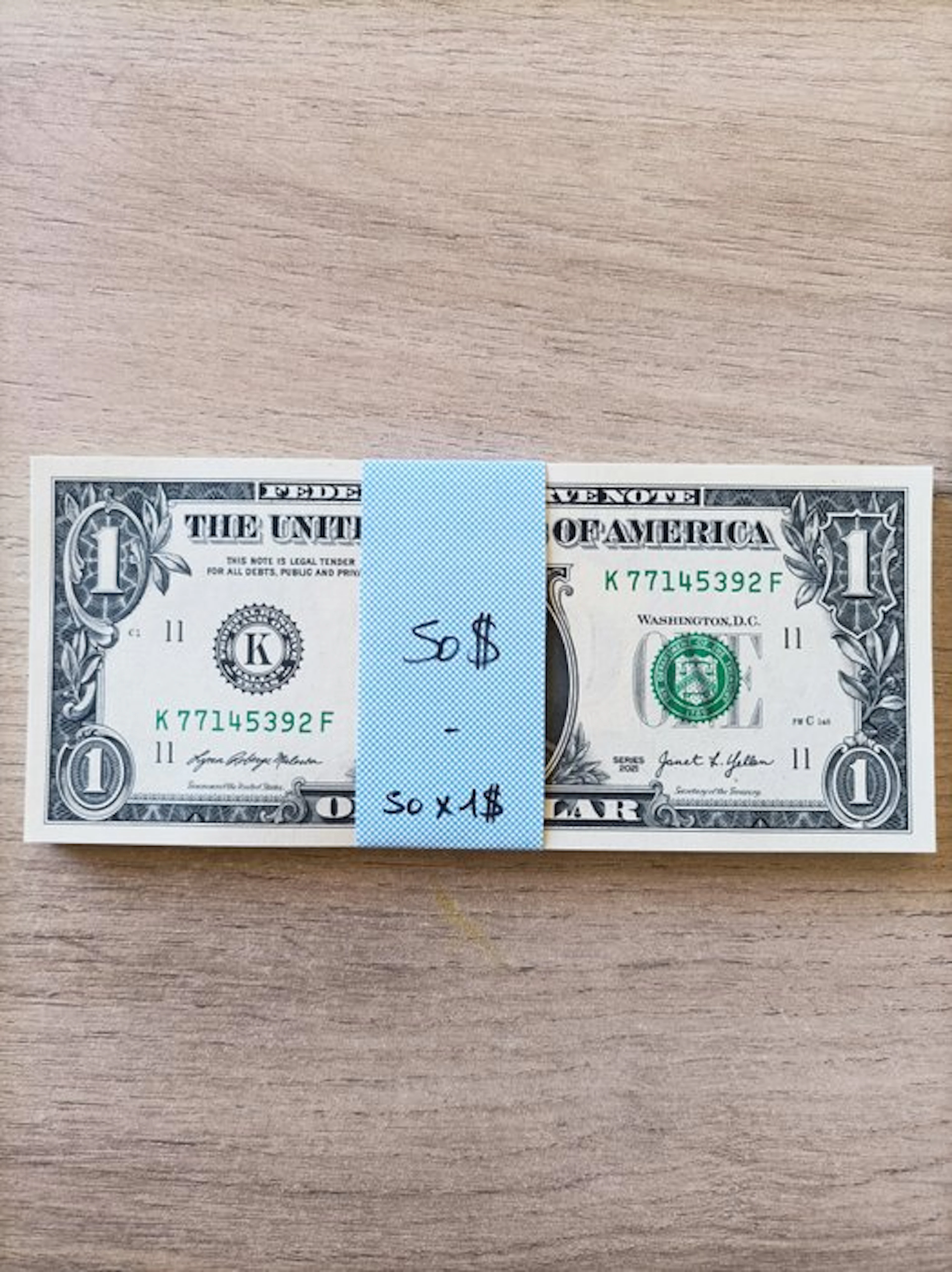 United States of America. - 50 x 1 Dollar 2021 (No reserve price)