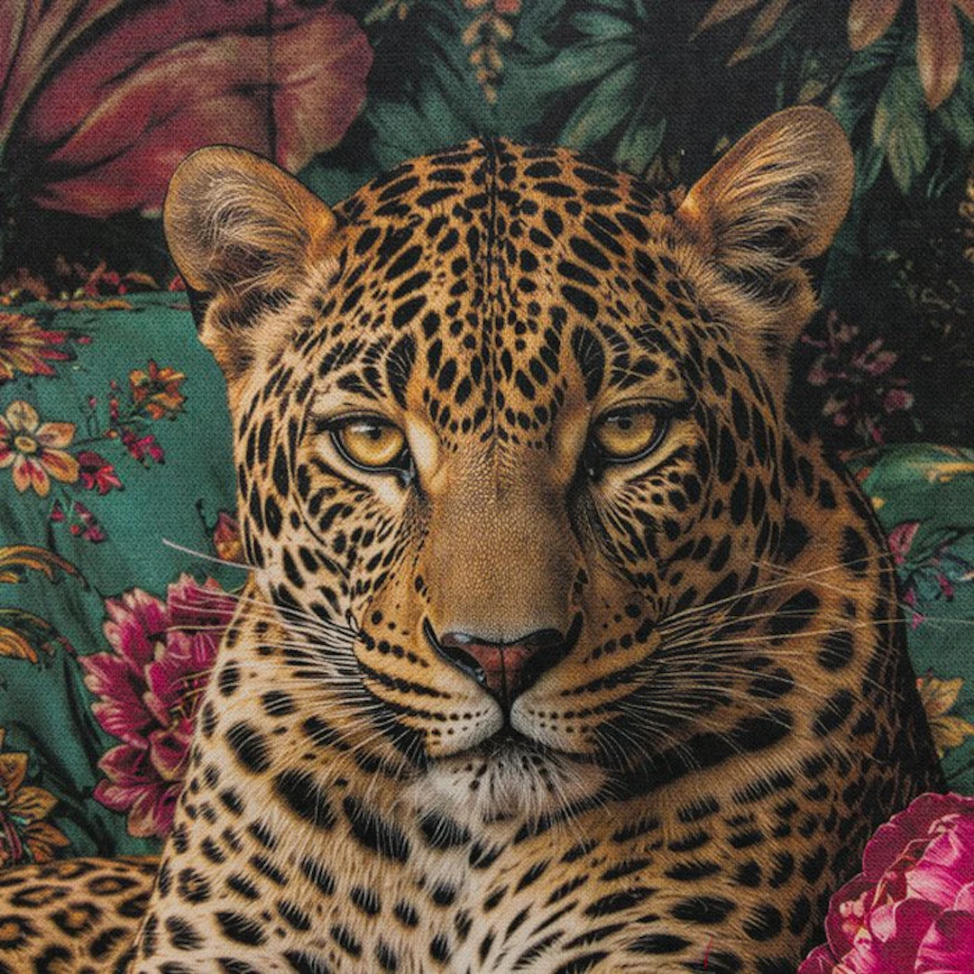 Panel - GA015 - Decorative "The Leopard on the Throne" –...