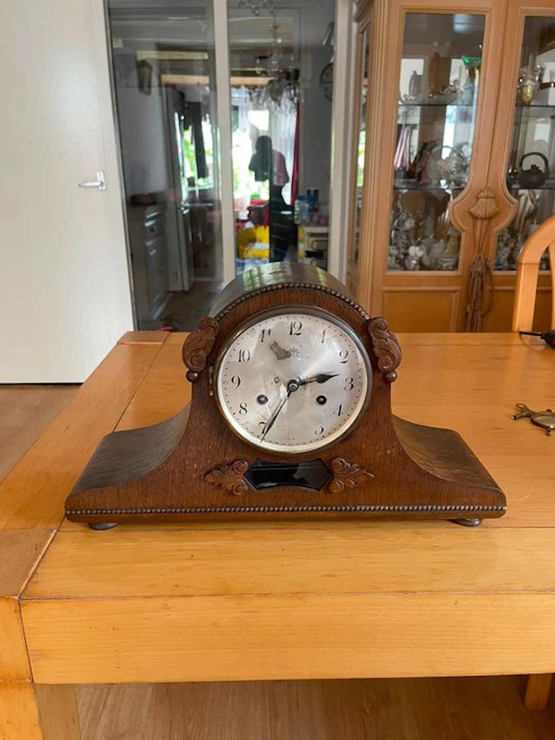 Art Deco table clock - Wood - 1920-1930