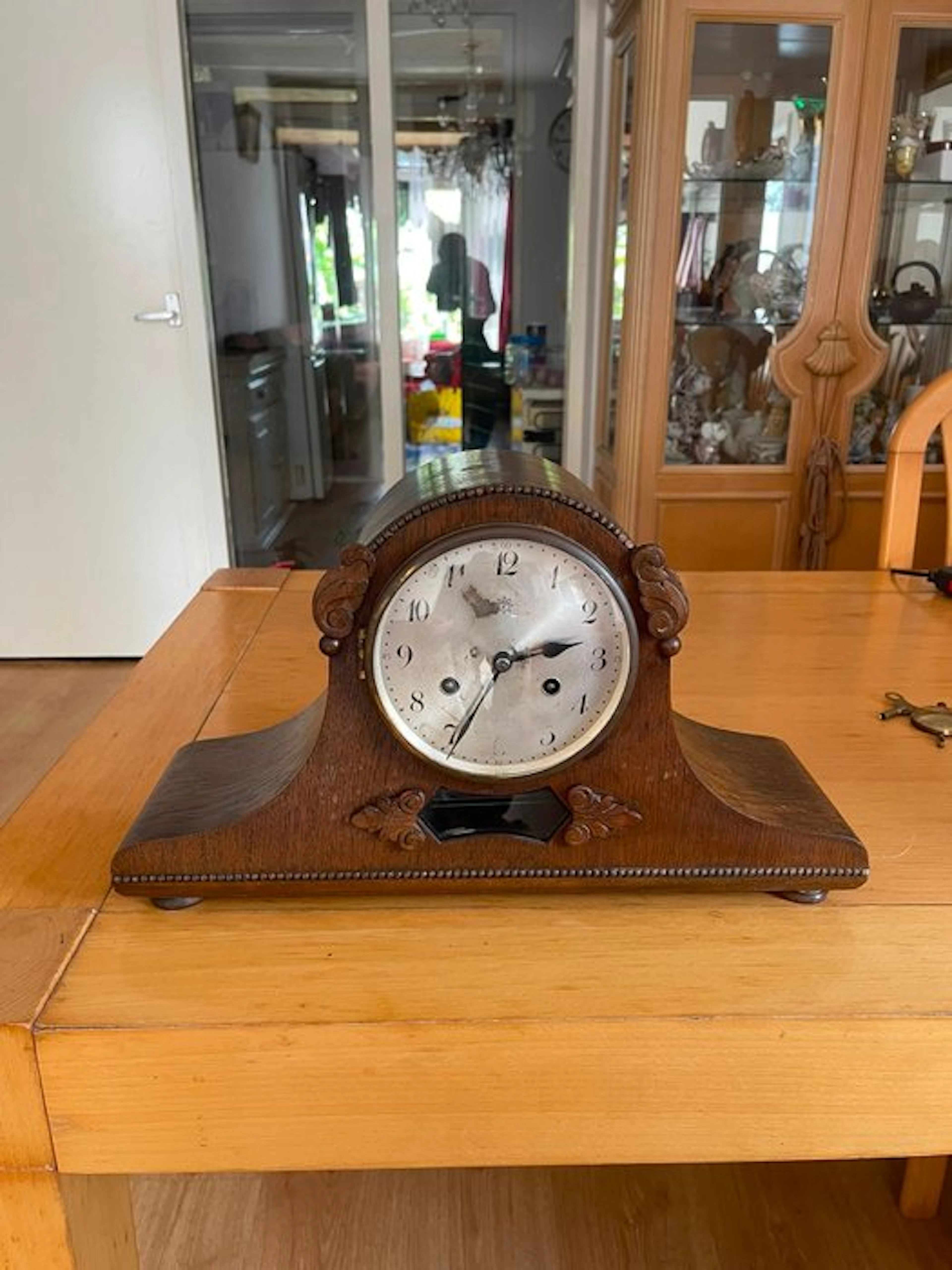 Art Deco table clock - Wood - 1920-1930