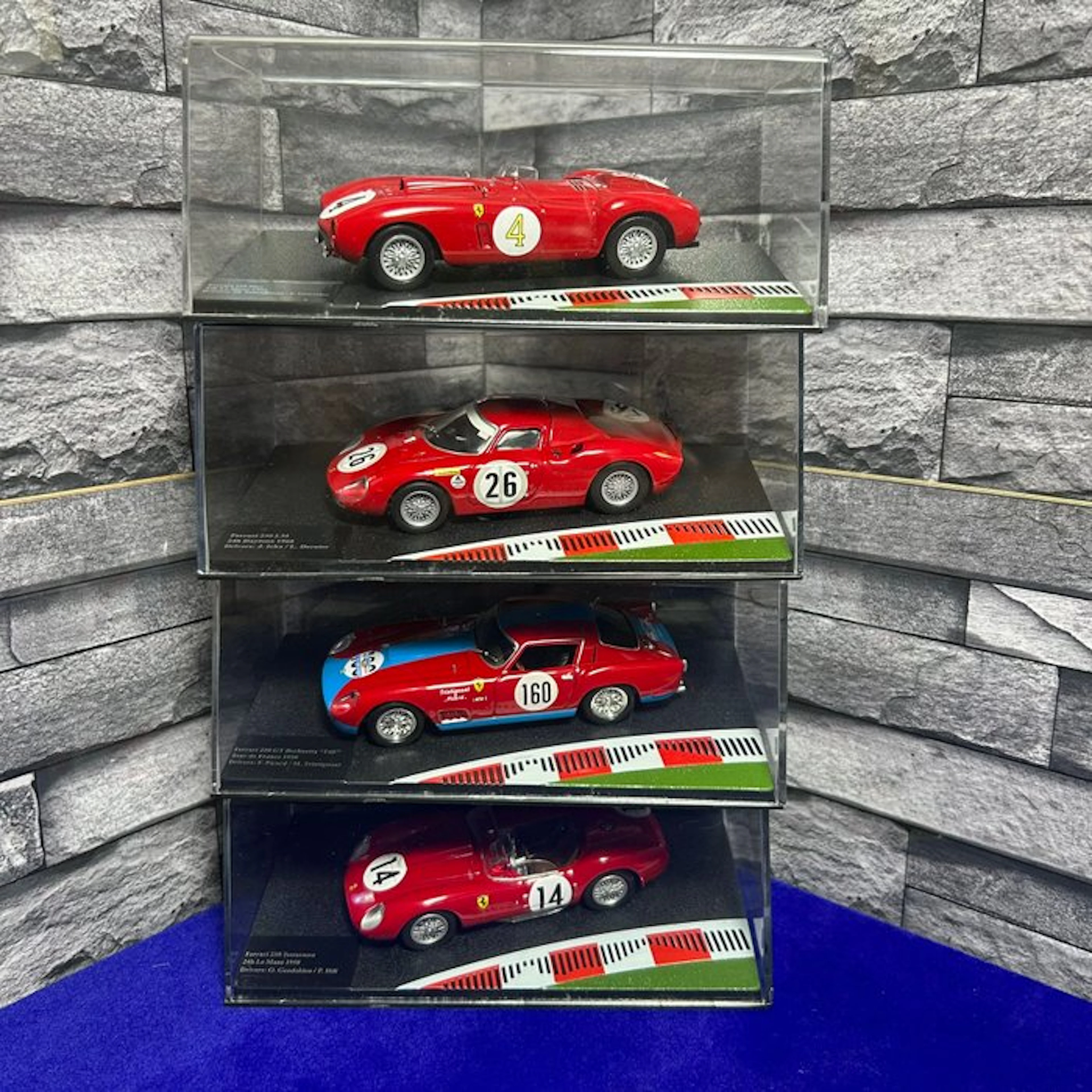 Altaya 1:43 - Model race car (4) - Ferrari Racing Cars...