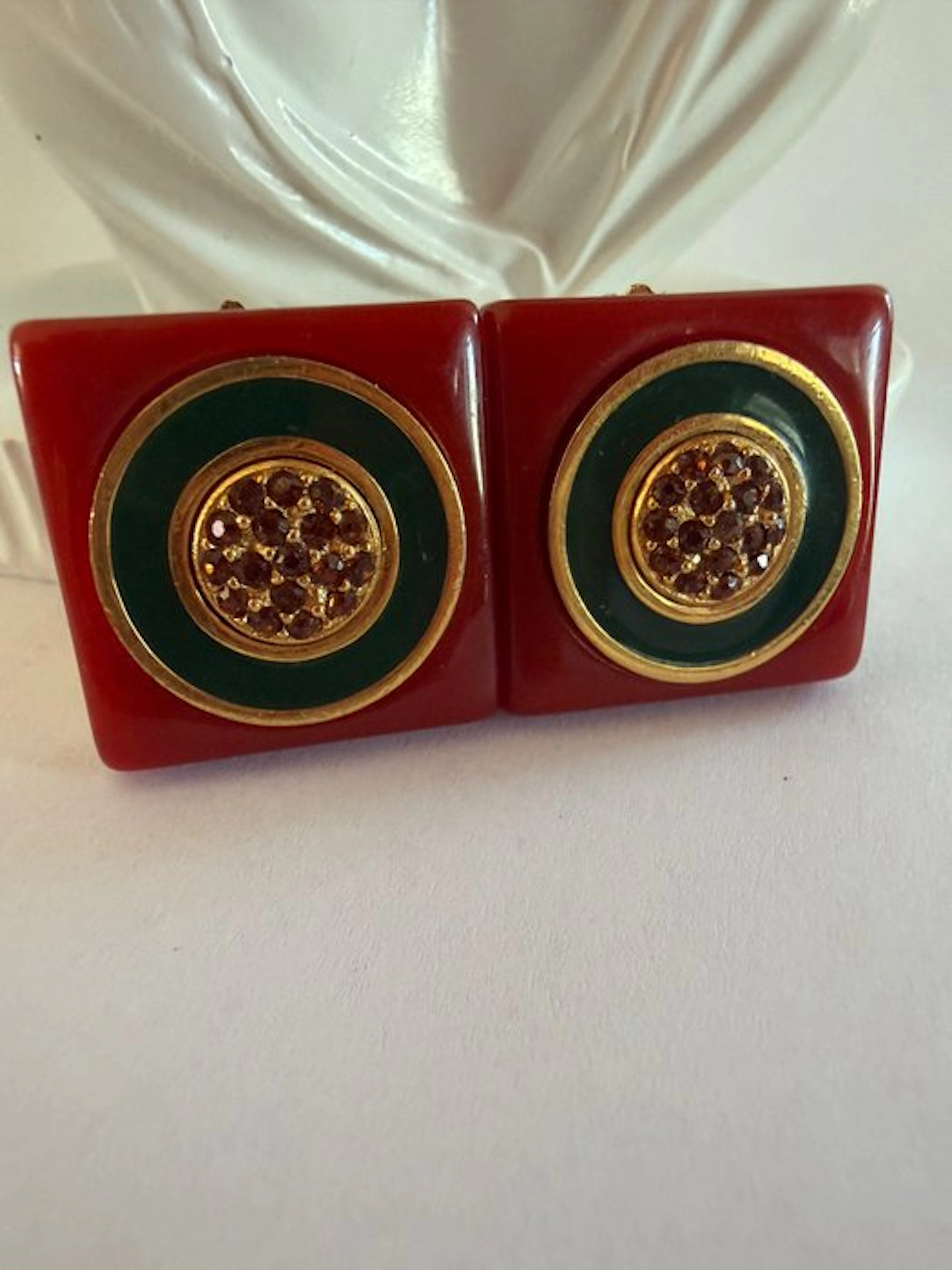 Givenchy - Resin - Clip-on earrings - Paris-New York