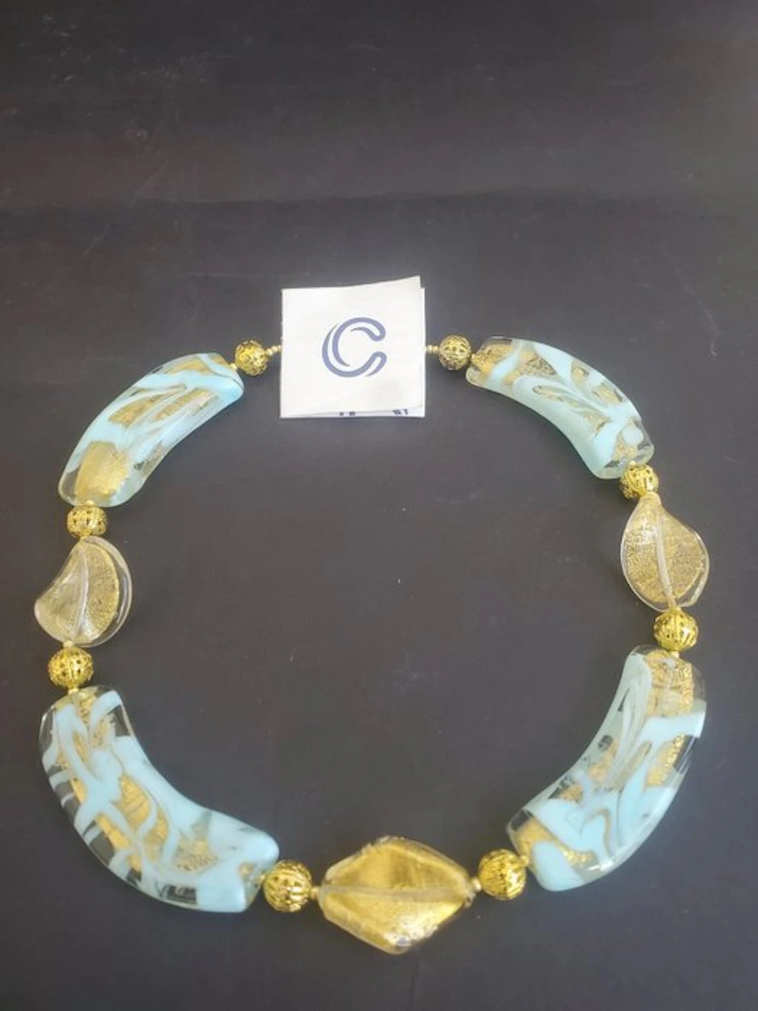 24 kt. - Yellow gold, Murano - Necklace