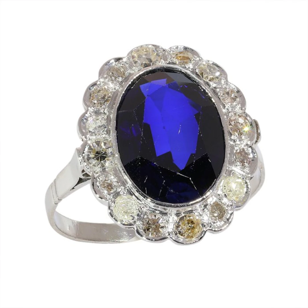 No reserve price - Ring Platinum - 3.50ct