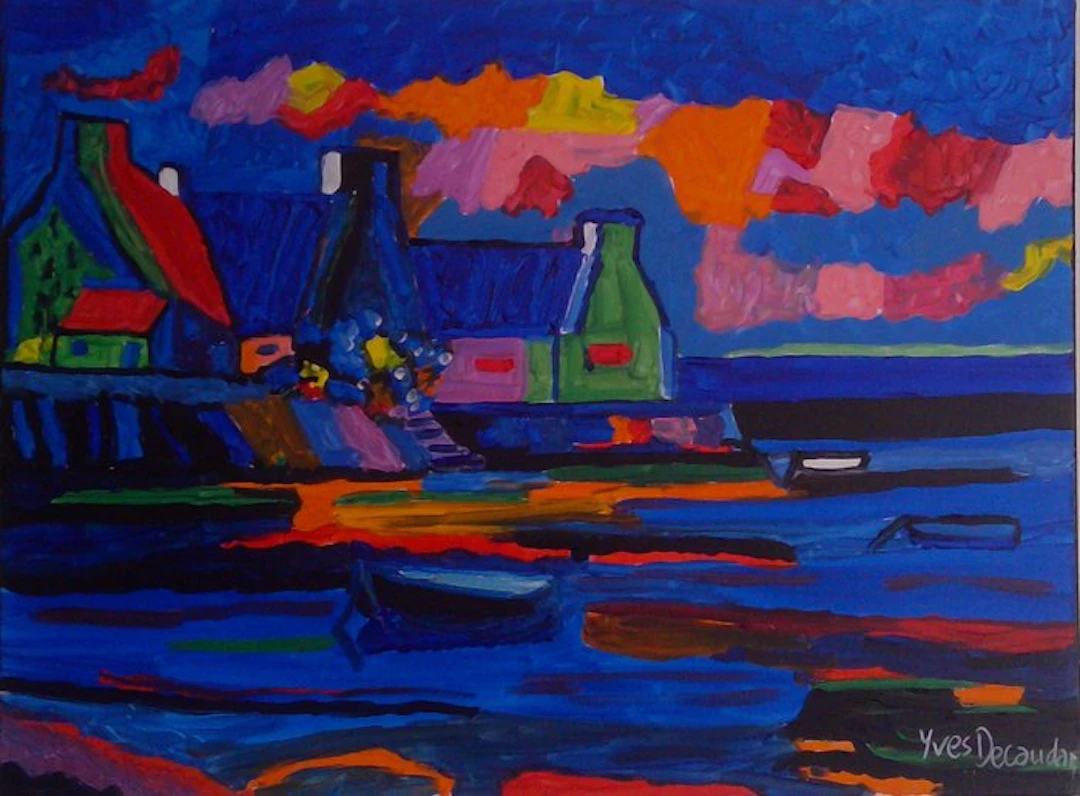 Yves Decaudan - Crépuscule à Larmor