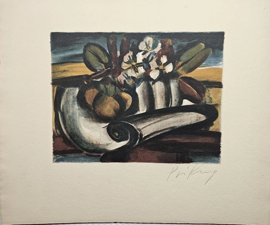 Franz Priking (1929-1979) - Coupe aux fleurs
