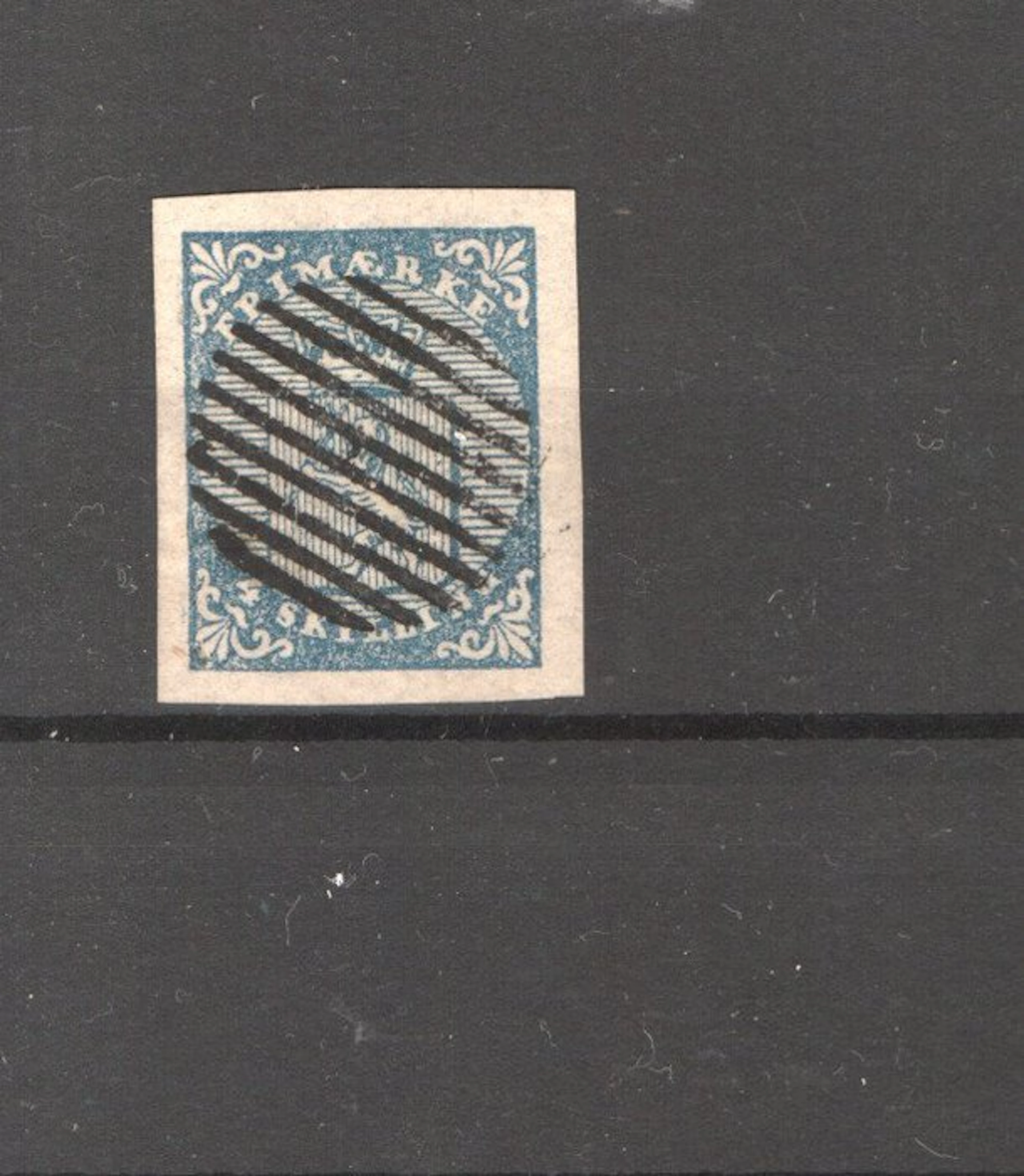 Norway 1855 - Norway number 1 with certificate.