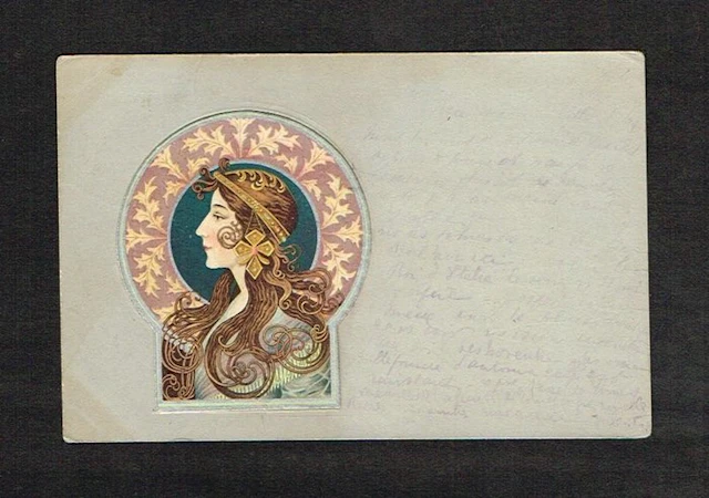 Mucha – Illustrator – Art Nouveau – Postcard circulated...