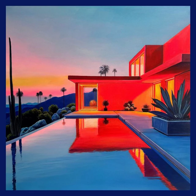 Alexy Berthelot - Sunset California house (LIMITED PRINT)